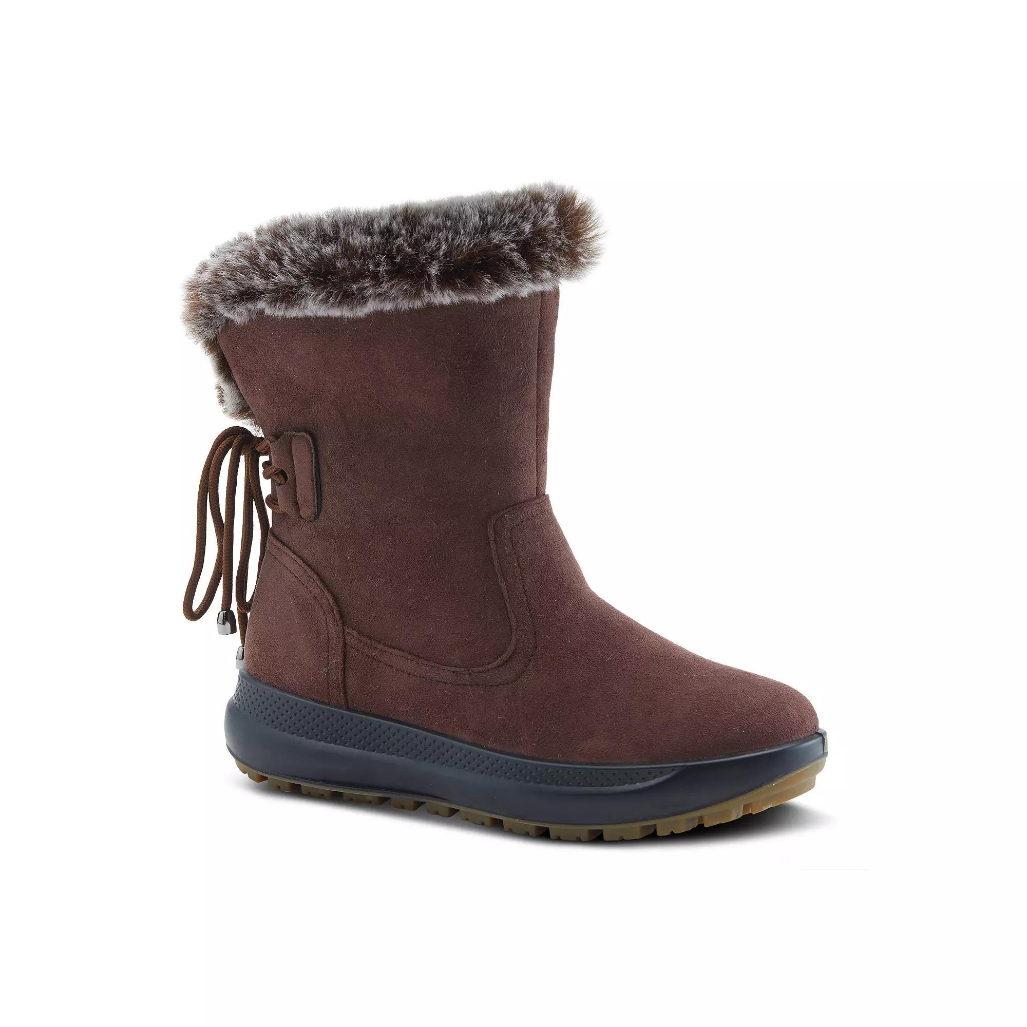 Flexus by Spring Step Snowbird Womens Waterproof Snow Boots Red Product Image