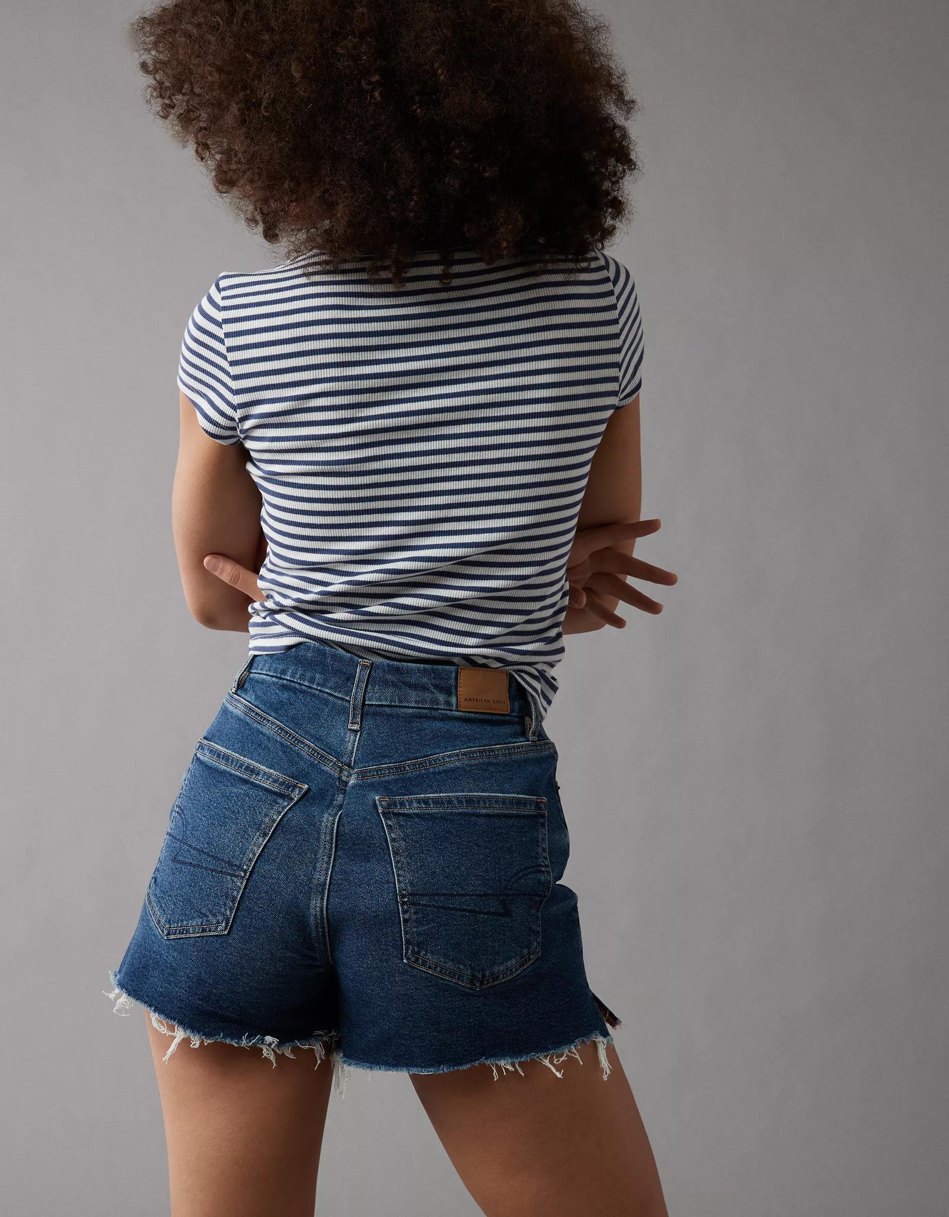 AE Strigid Curvy Super High-Waisted Relaxed Short Product Image