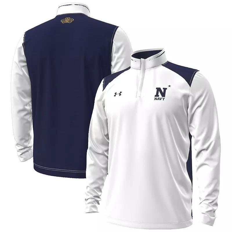 Mens Under Armour Navy Midshipmen 2023 Aer Lingus College Football Classic Quarter-Zip Pullover Top Product Image