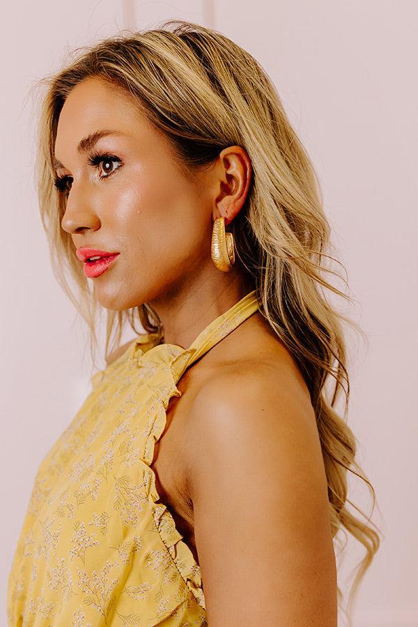 Desirable Destination Hoop Earrings Product Image