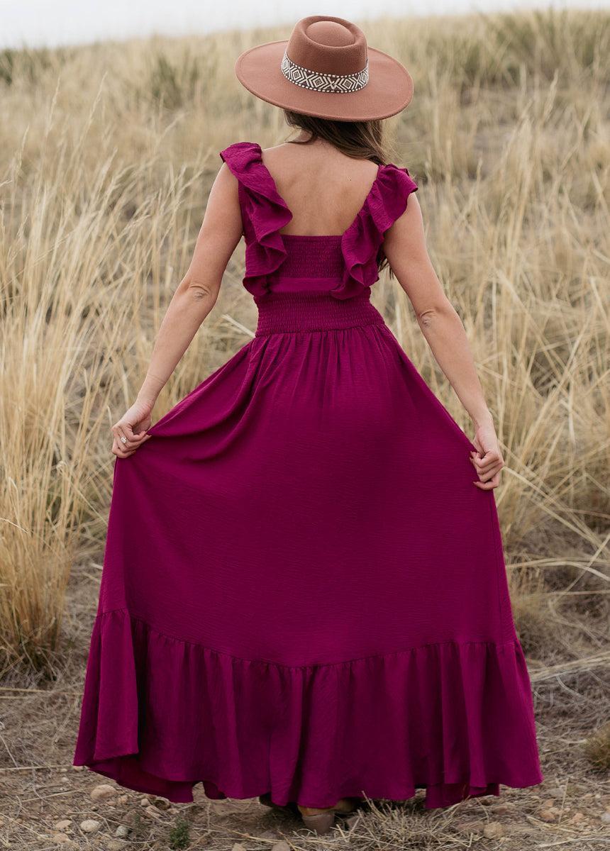 Dawn Dress in Raspberry Female Product Image
