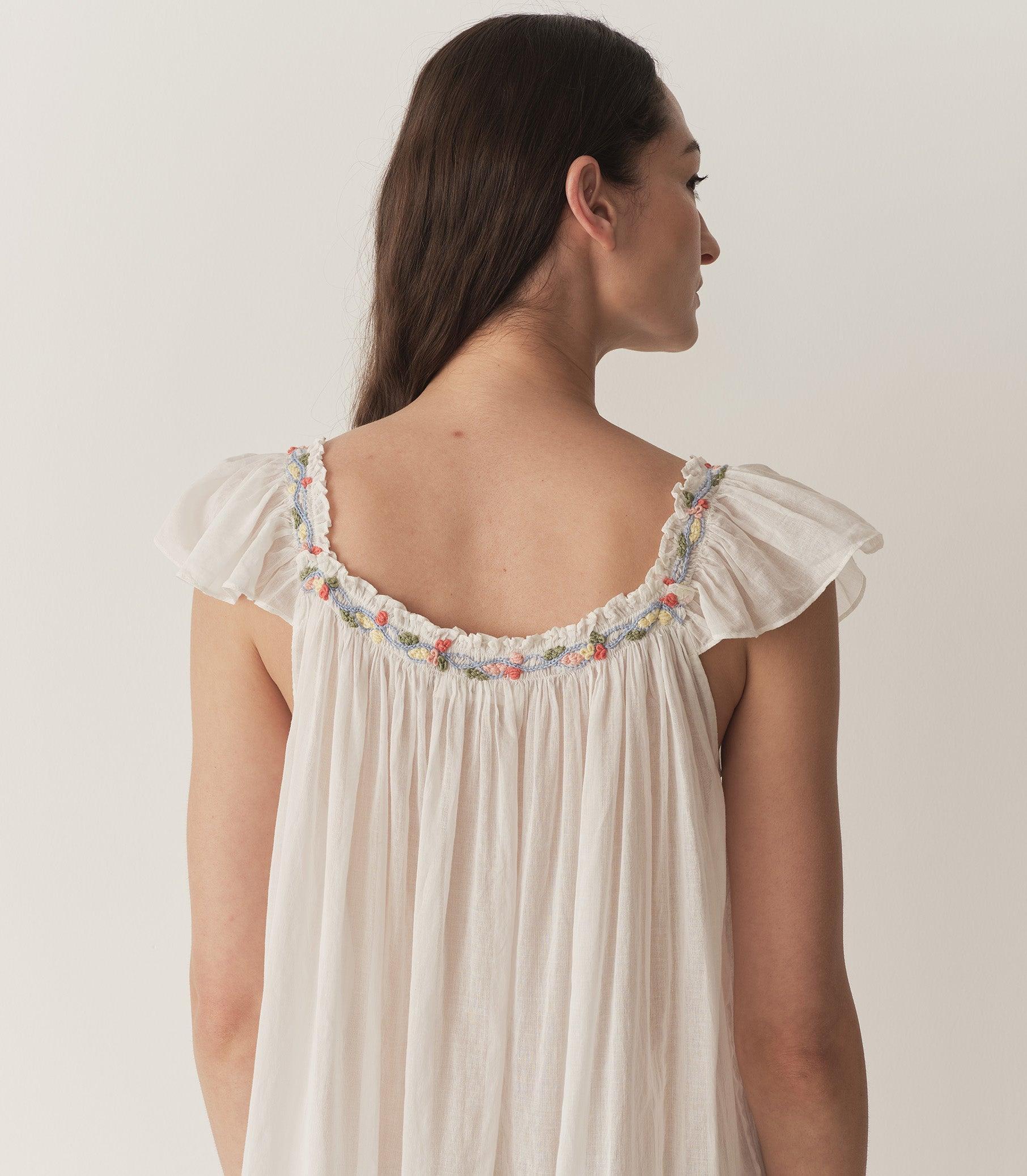 ORELLE NIGHTGOWN -- SALT Product Image