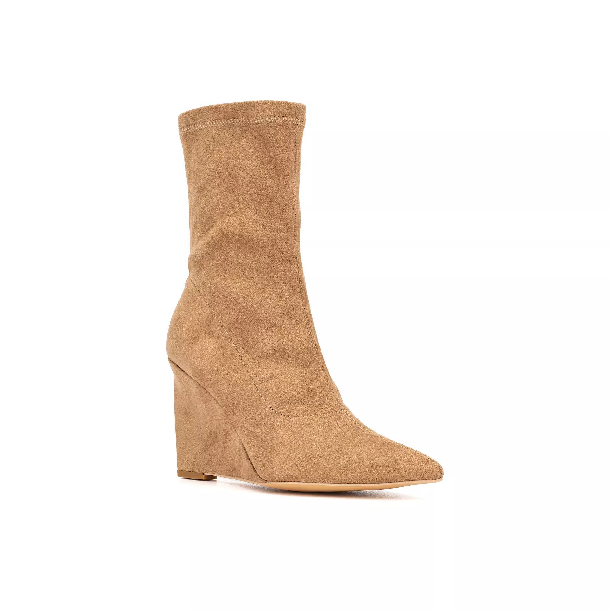 New York & Company Odette Womens Wedge Ankle Boots Product Image