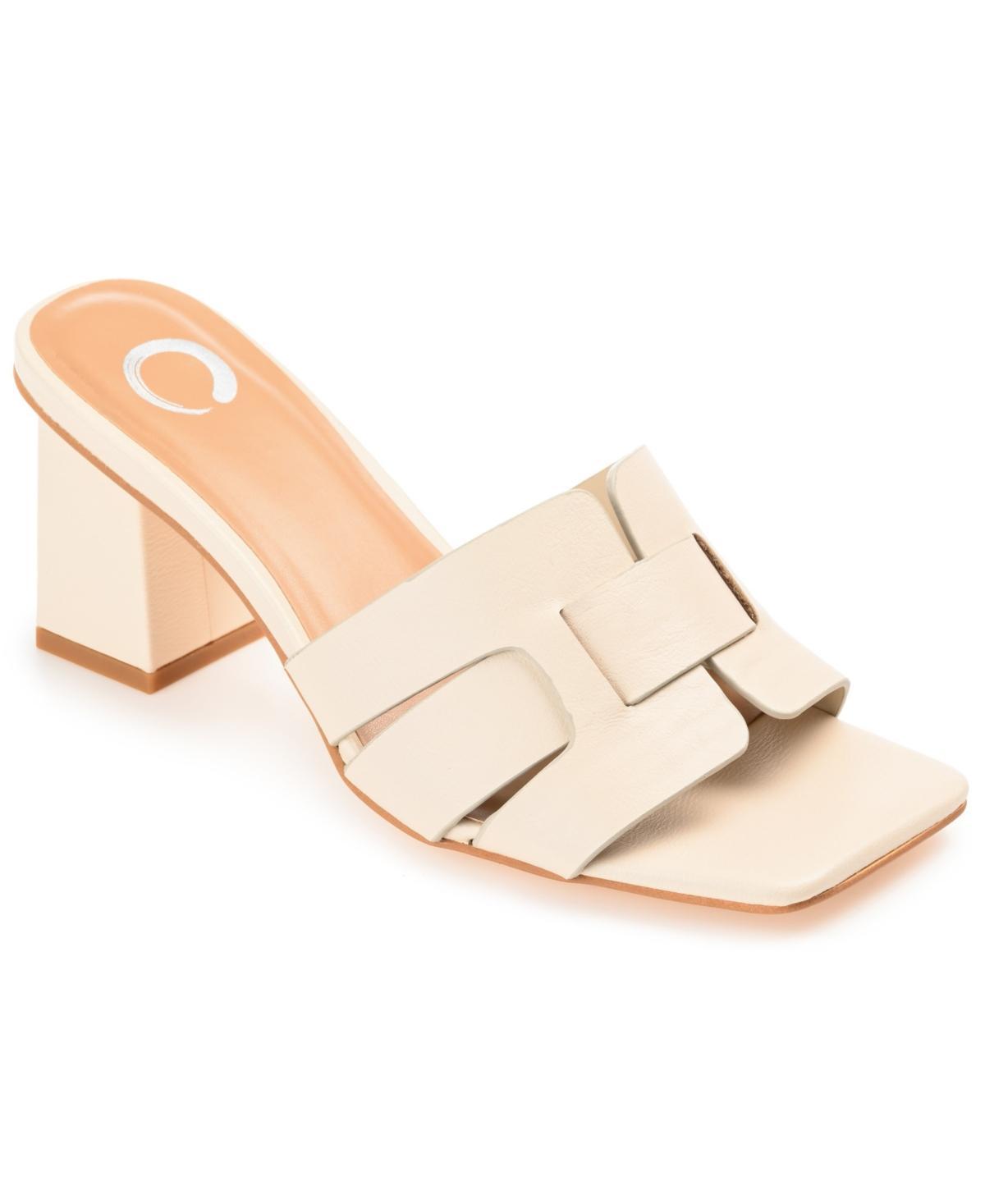 Journee Renatta Women's Tru Comfort Foam™ Block Heel Sandals, Size: 9.5, Brown Product Image