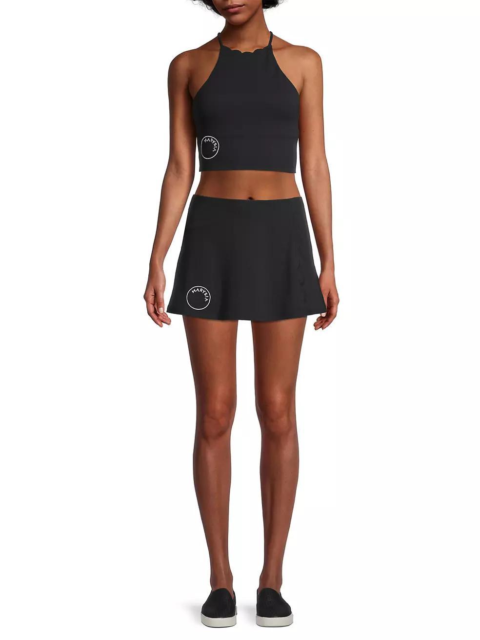 Steffi Knit Logo Mini Skort Product Image