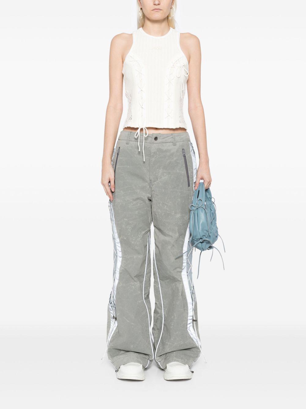 lace-up sleeveless top Product Image