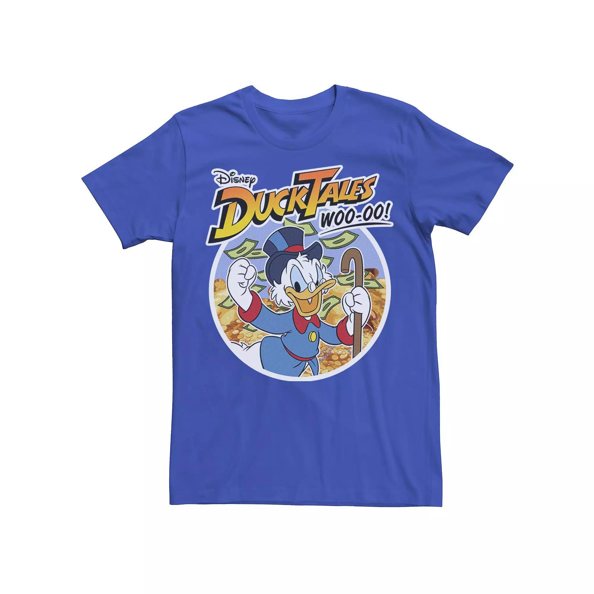 Disney's DuckTales Scrooge McDuck Men's Woo-oo Tee, Size: Large, Royal Product Image