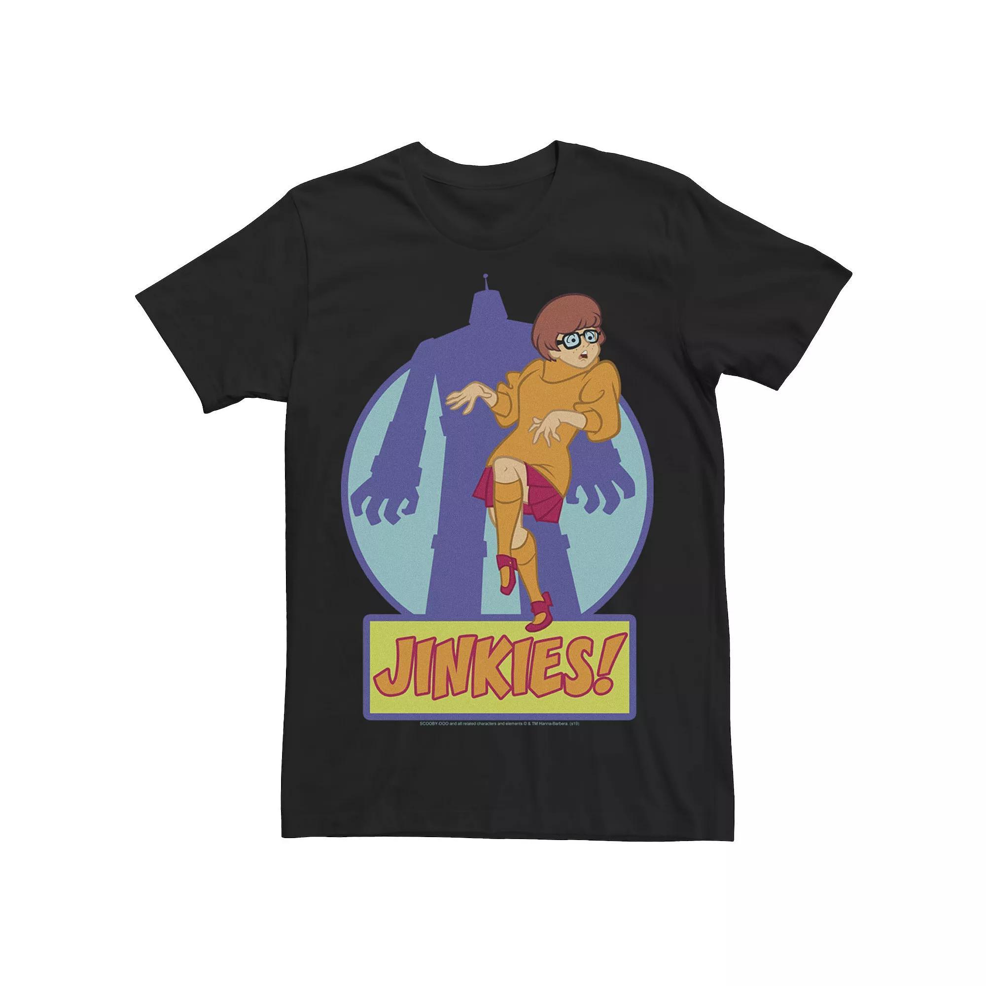 Men's Scooby-Doo Velma Jinkies Monster Shadow Tee, Size: XL, Black Product Image