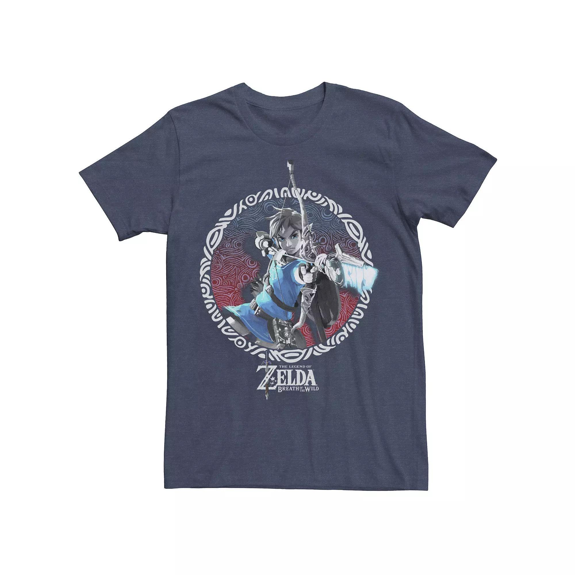 Men's Nintendo Breathe Arrows Graphic Tee, Size: Large, Blue Product Image