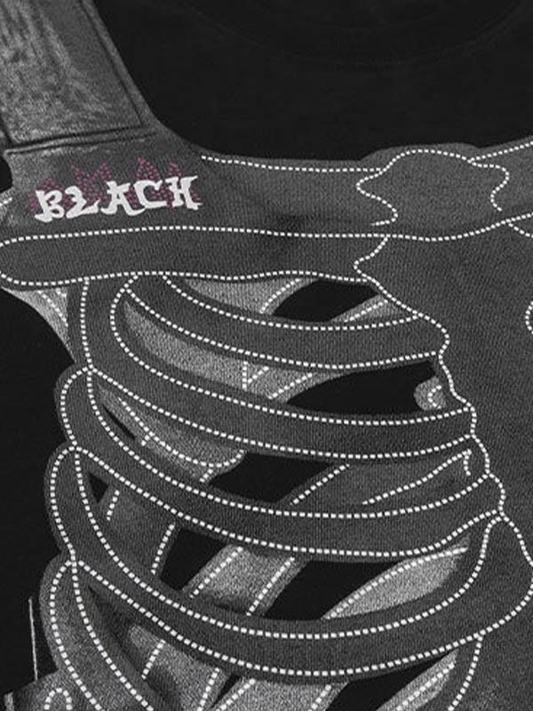 Skull Print Sports Men'S Vest Product Image