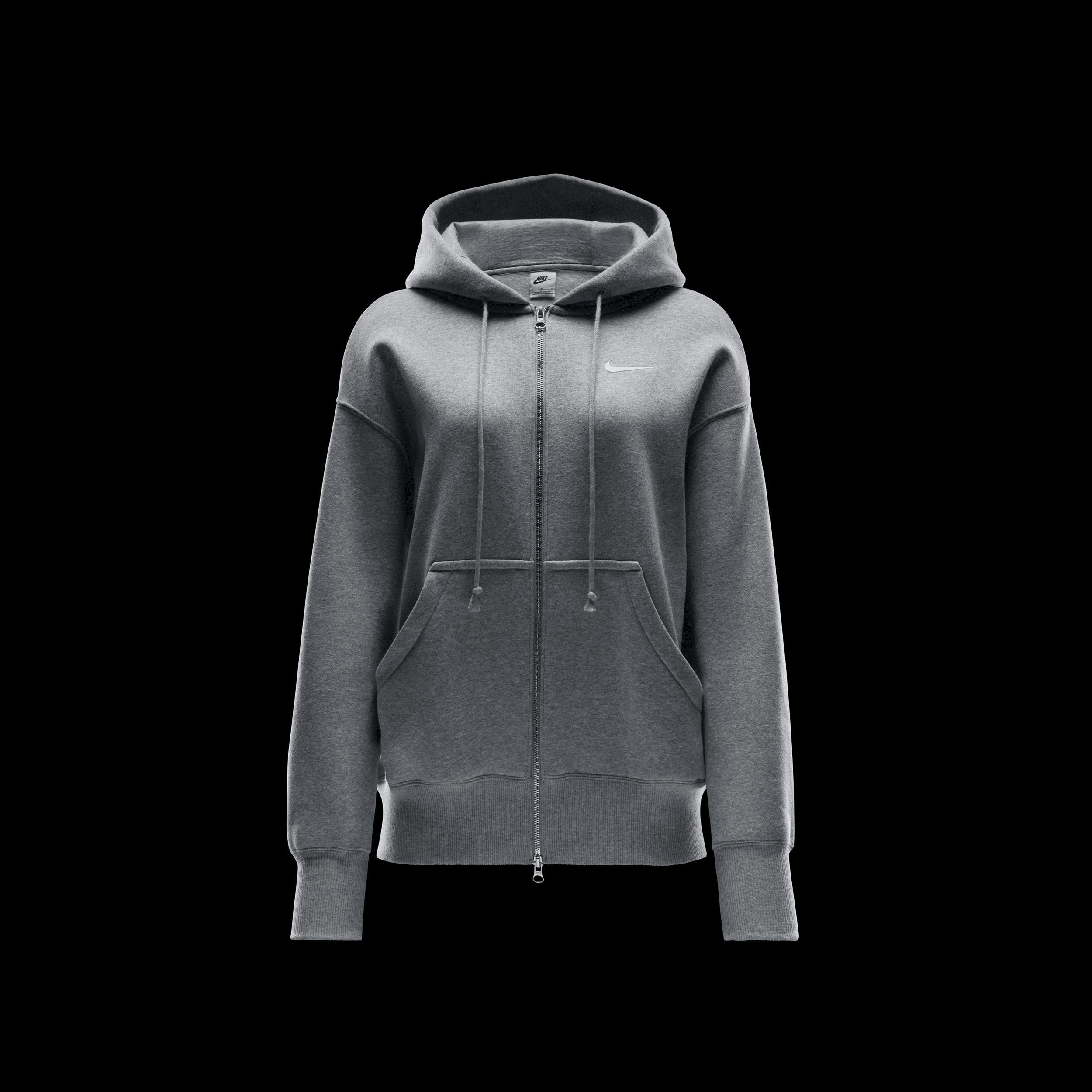 Nike Womens Sportswear Phoenix Fleece Oversized Full-Zip Hoodie Product Image