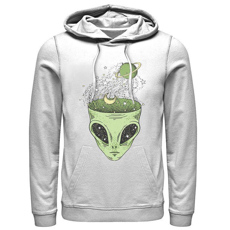 Men's Marvel Ghost Rider Circle Portrait Action Shot Hoodie, Size: XXL, Athletic Grey Product Image