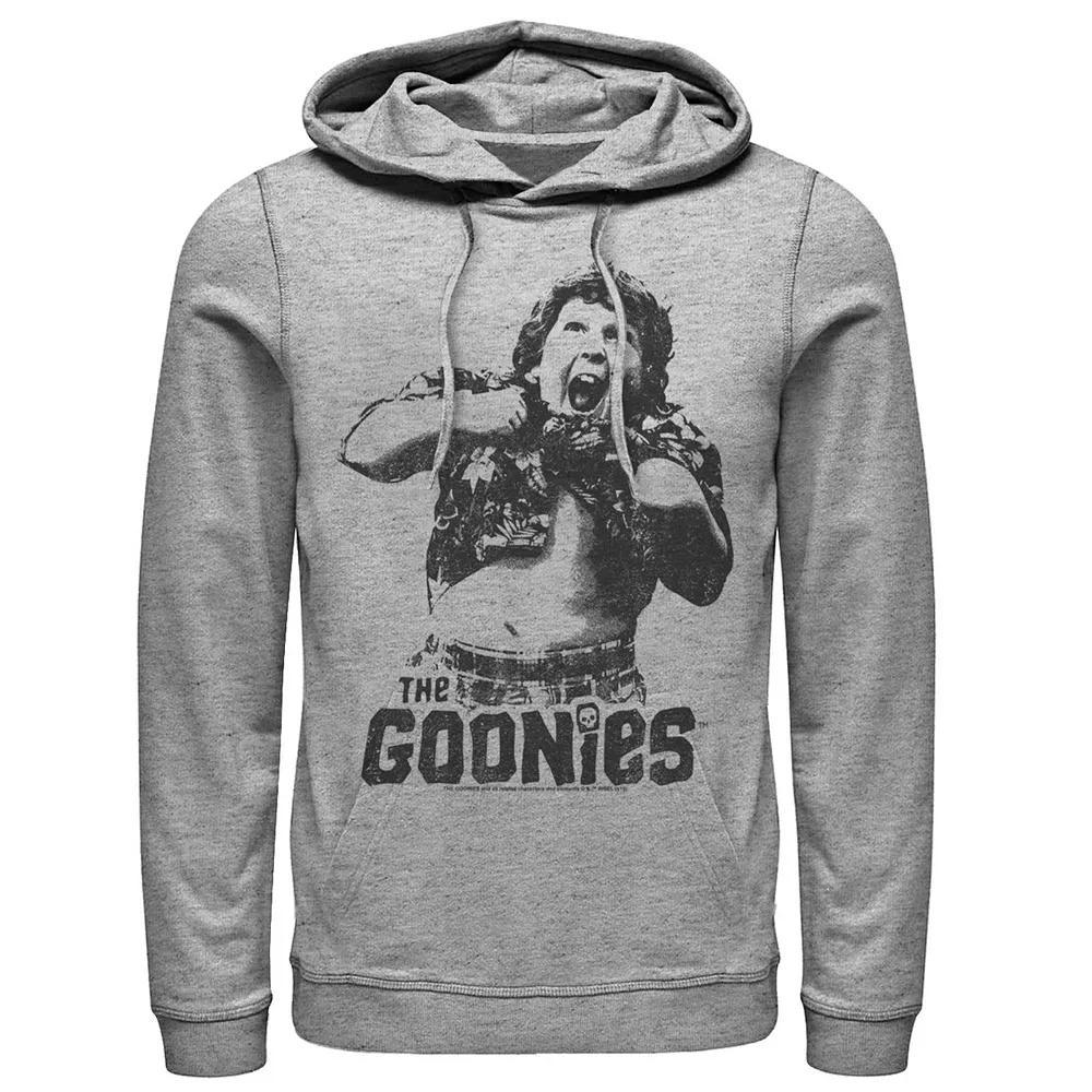 Men's The Goonies Chunk Truffle Shuffle Hoodie, Size: Small, Athletic Grey Product Image