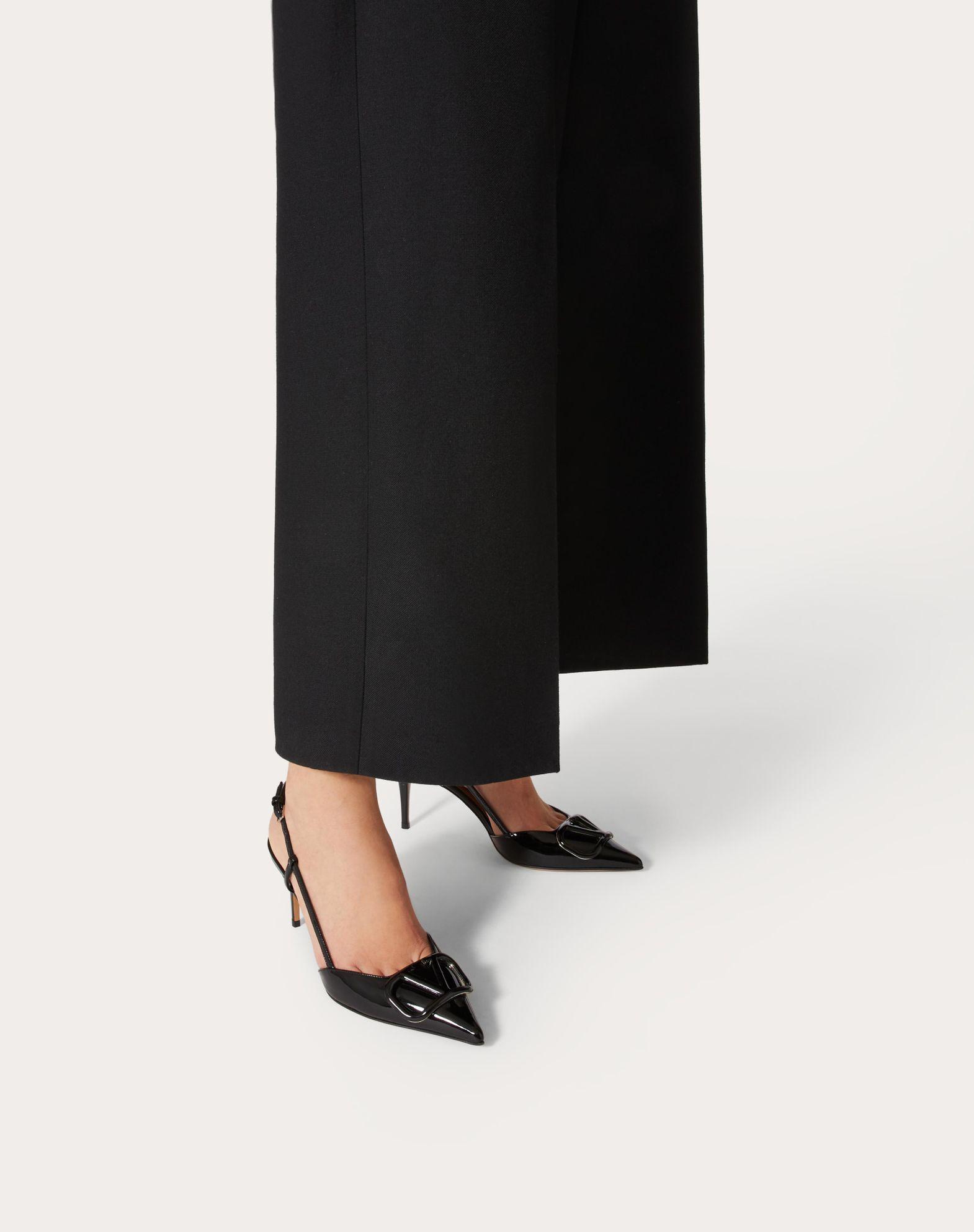 Vlogo Signature Patent Leather Slingback Pump 80Mm / 3.15 In. Product Image