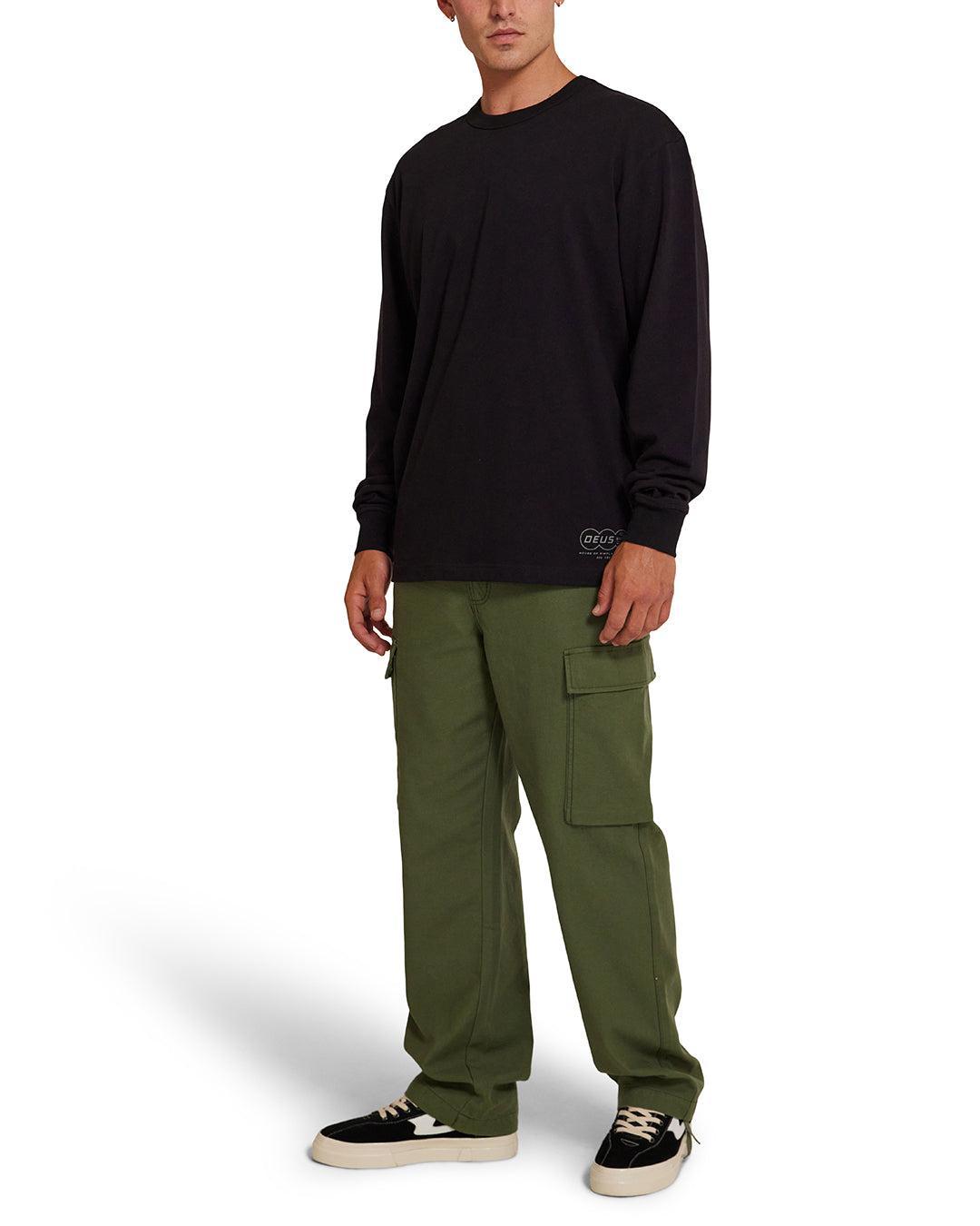 Docker Long Sleeve Cordura Tee - Anthracite Product Image