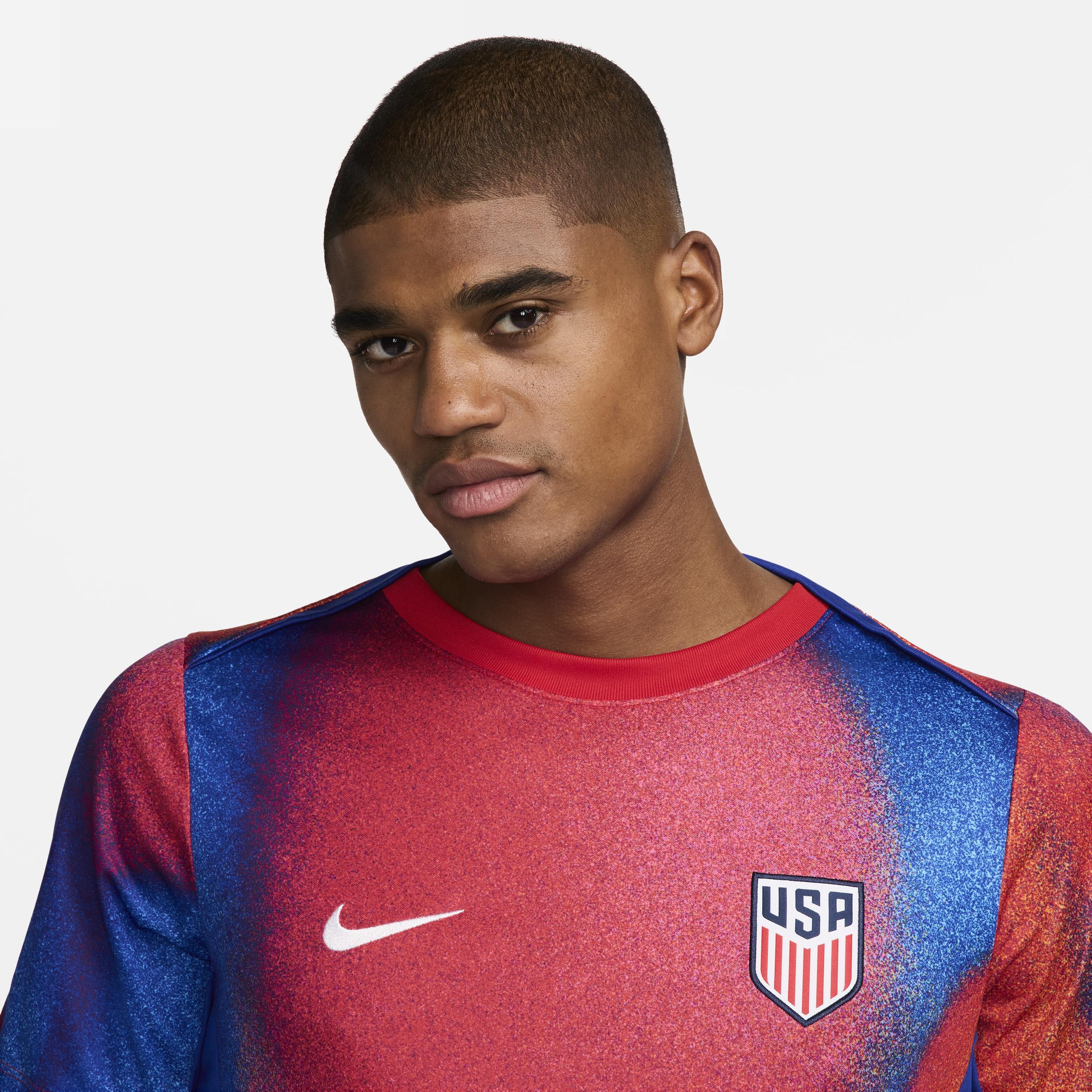USMNT Academy Pro Nike Men's Dri-FIT Soccer Pre-Match Short-Sleeve Top Product Image