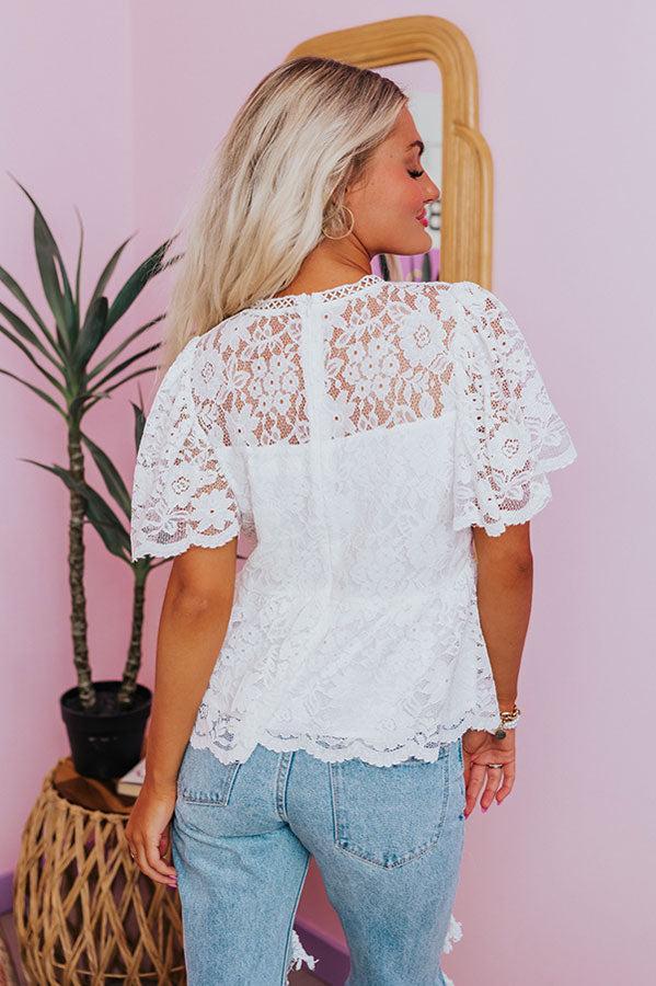 Absolutely Elegant Lace Top Product Image
