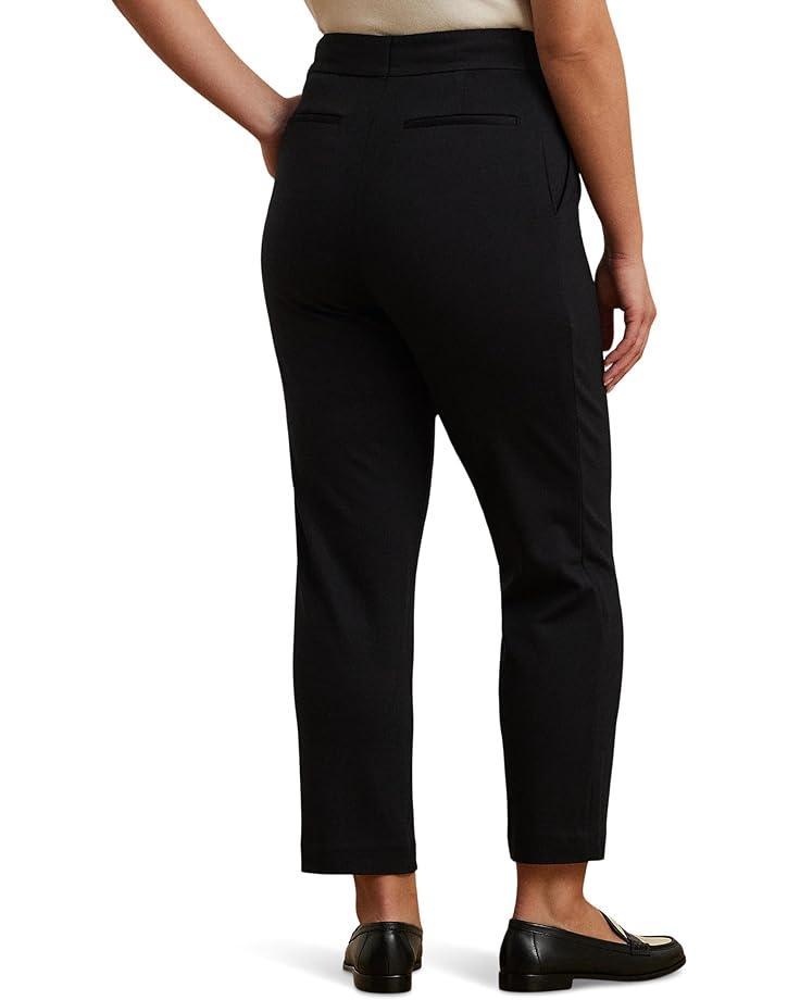 Plus Size Reese High Rise Fab Ab Ankle Straight Blind Hem Product Image