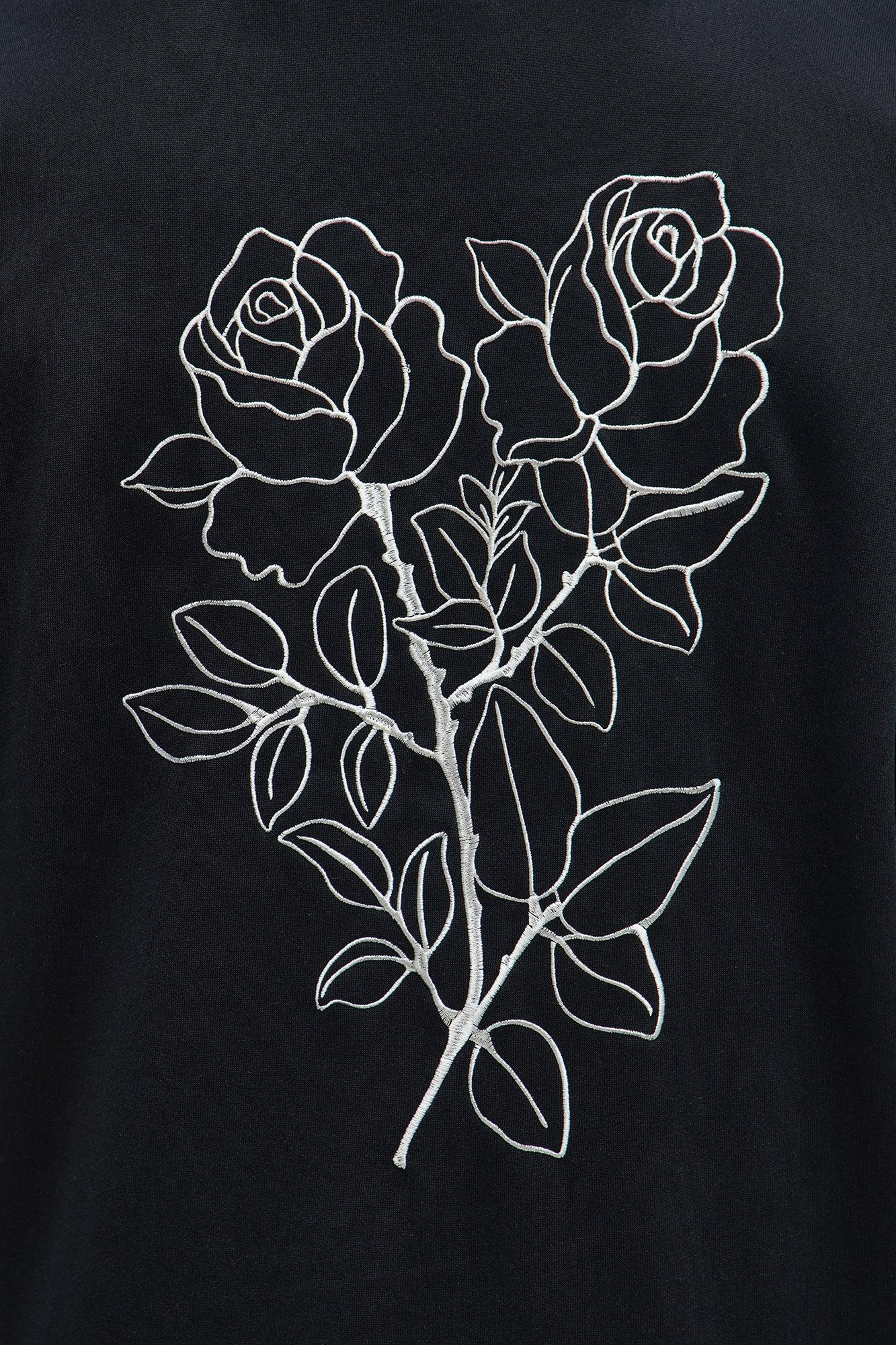 Rose Thorns Hoodie - Black Product Image