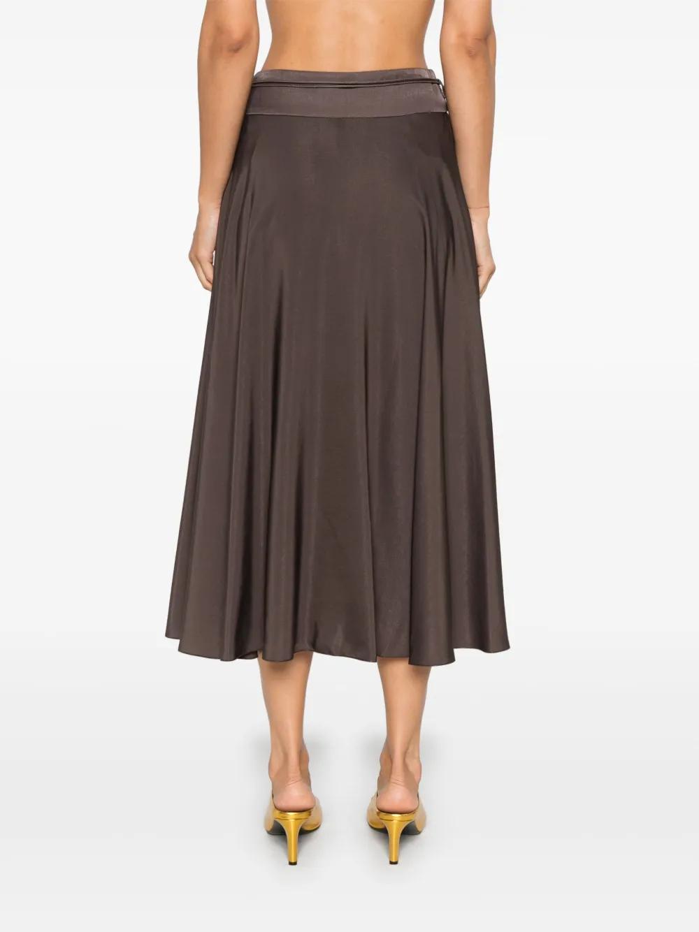 belted midi skirt Product Image