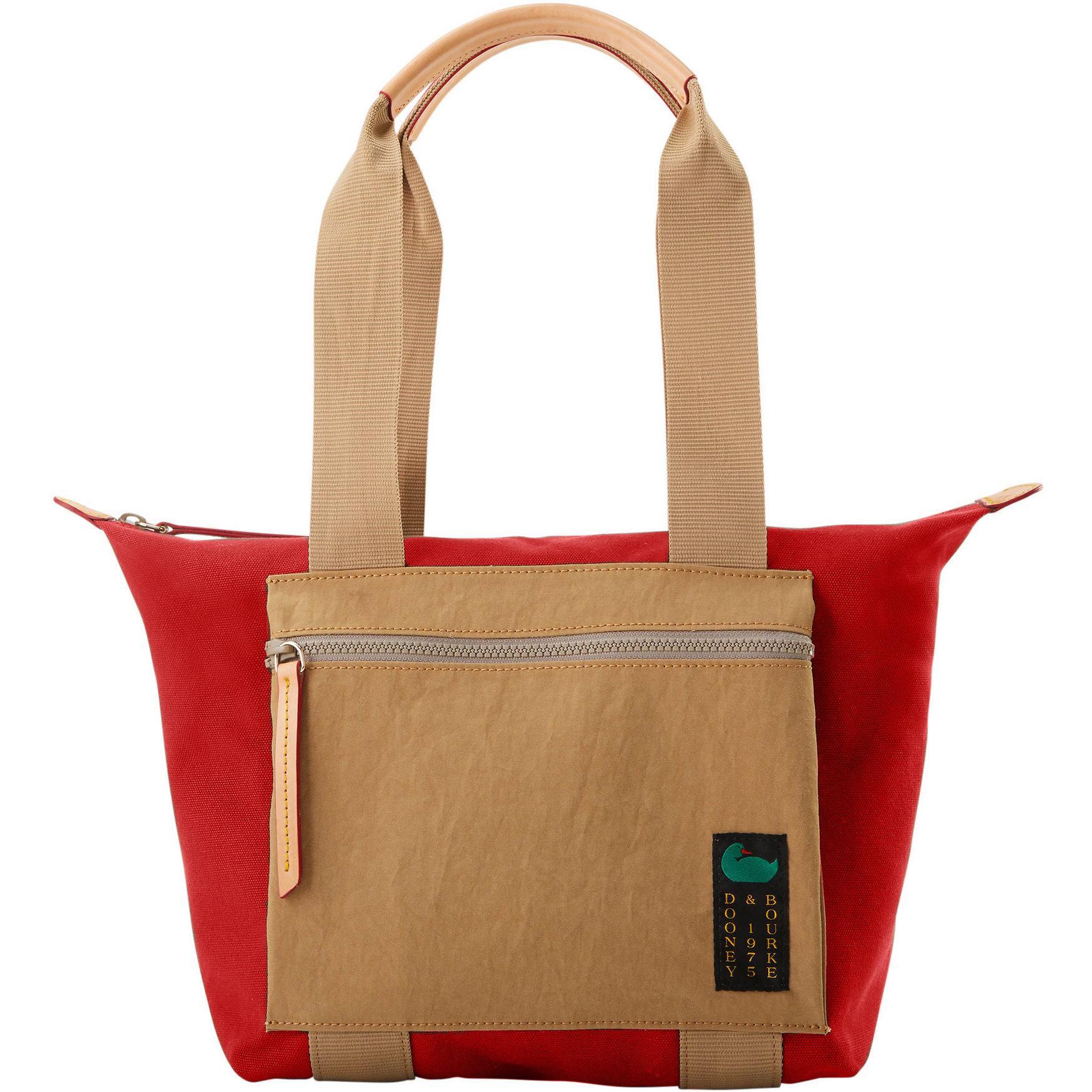 Dooney & Bourke Womens Canvas Carryall 28 with Pocket Fabric Tote Bag in Forest Product Image