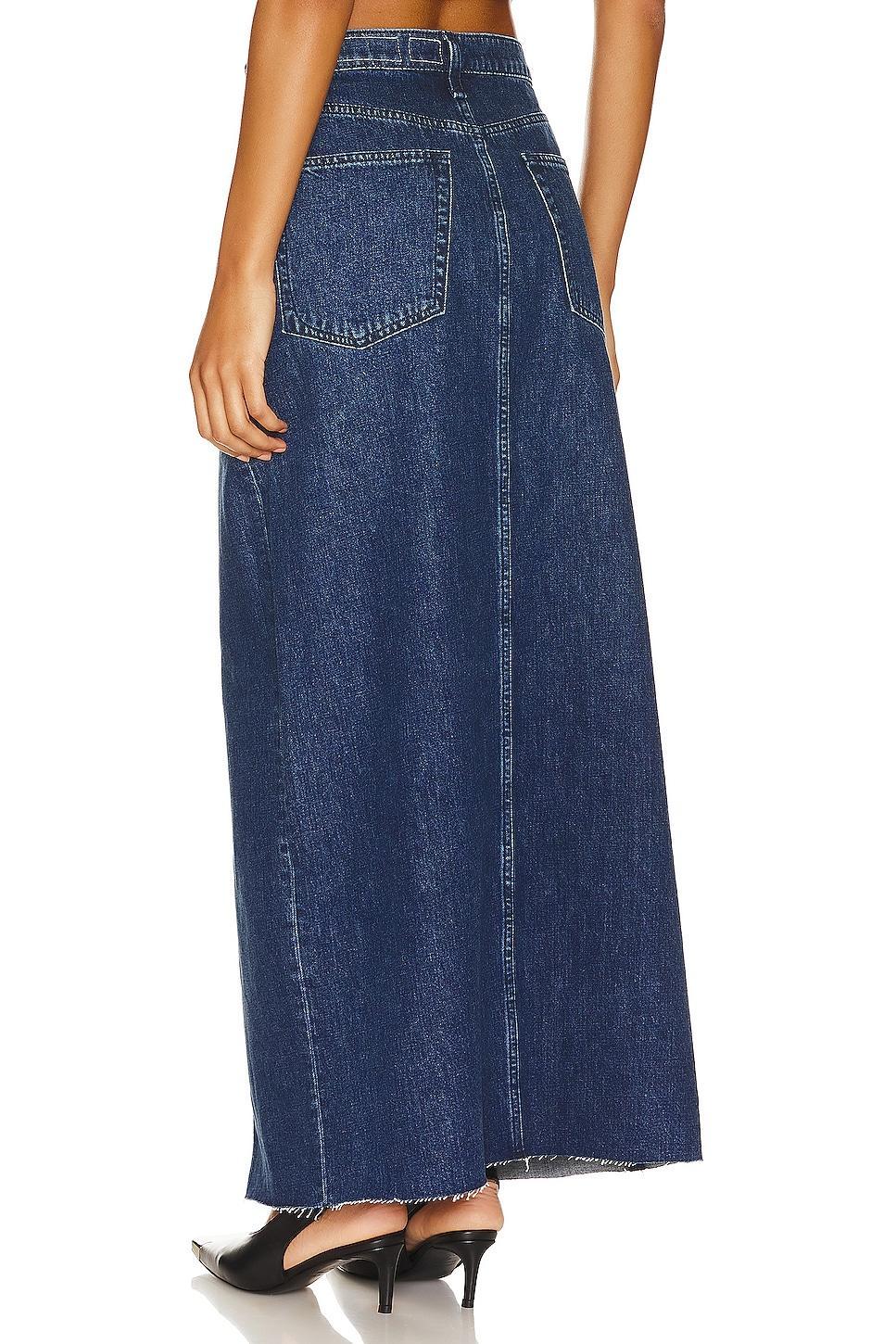 Womens Avery Denim Maxi Skirt Product Image