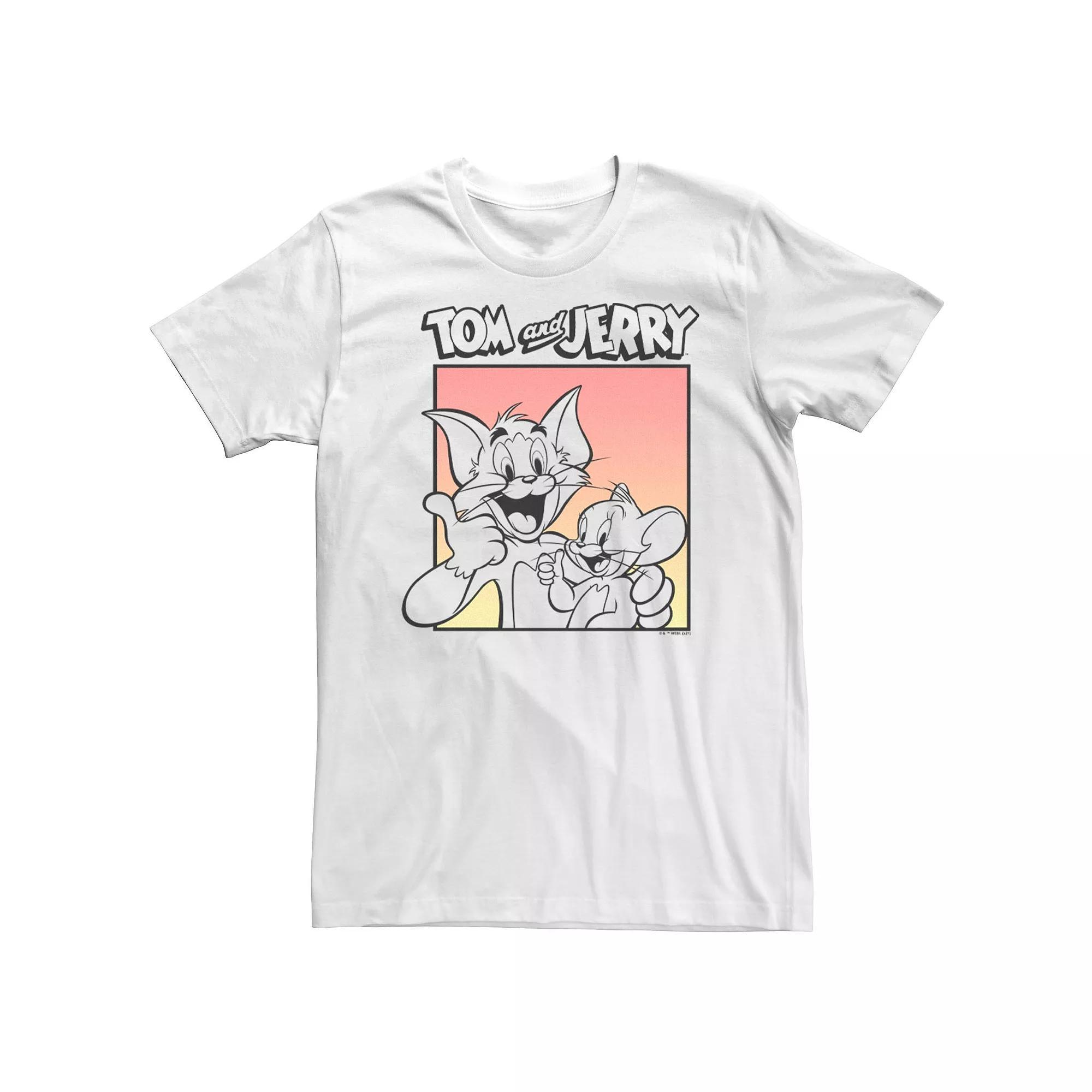Men's Tom And Jerry Good Stuff Tee, Size: XL, White Product Image