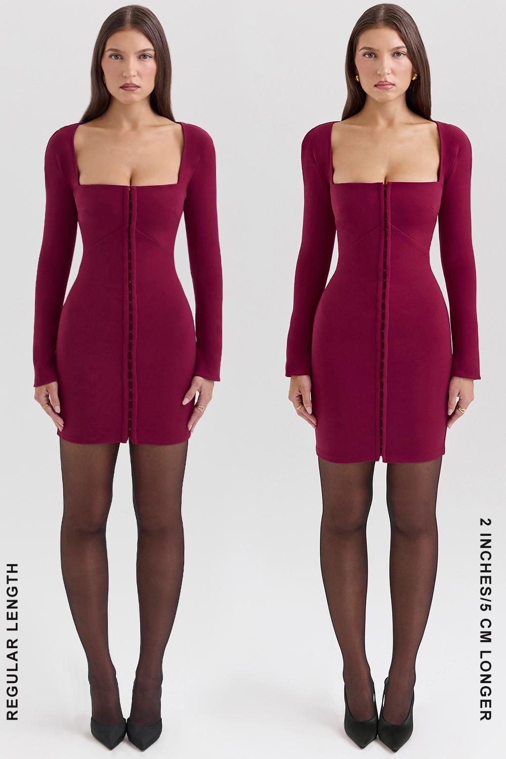 Selene Berry Bodycon Mini Dress Product Image