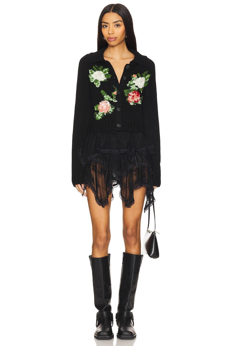 Lace Tiered Skirt Yuhan Wang Product Image