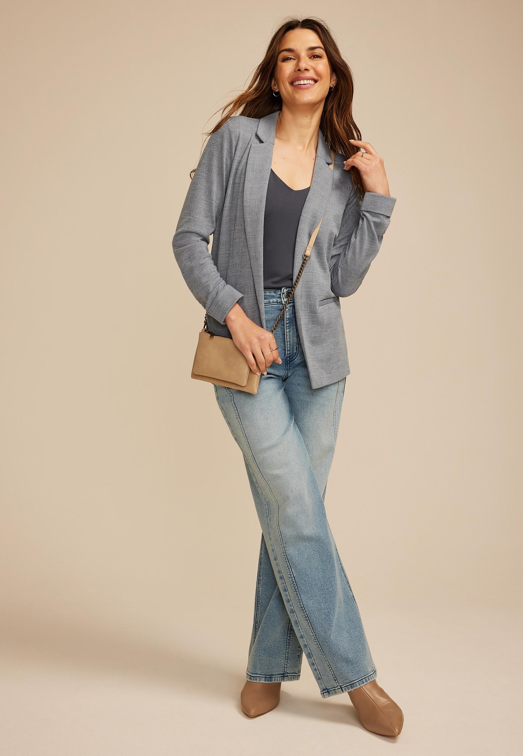 Versa Jacquard Knit Blazer Product Image