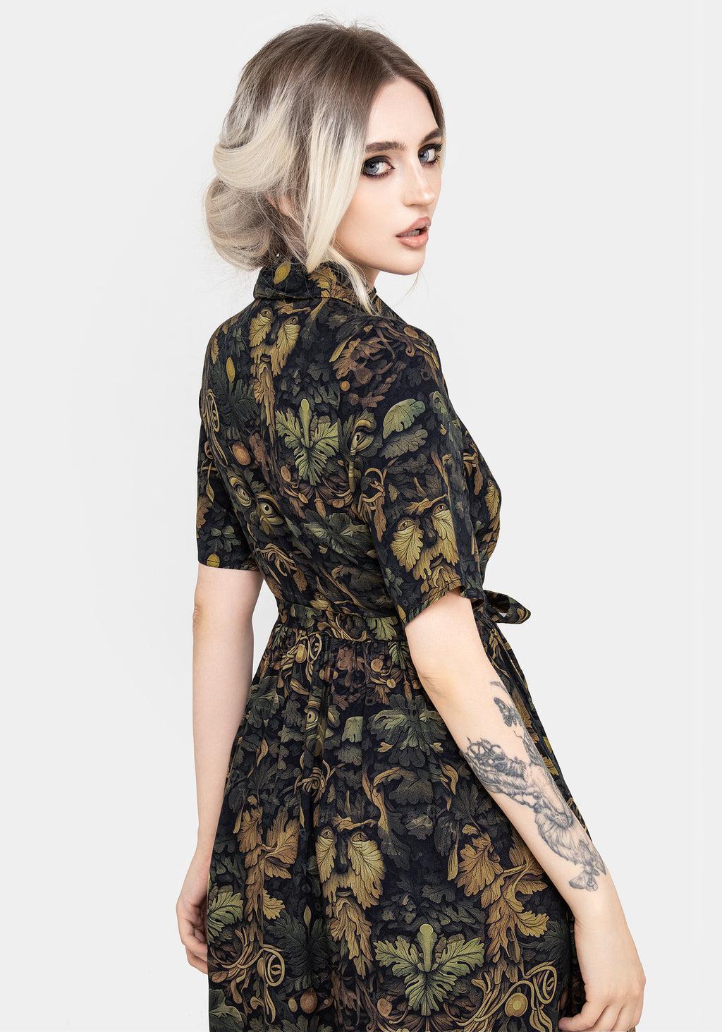 Rebirth Midi Shirt Dress Product Image