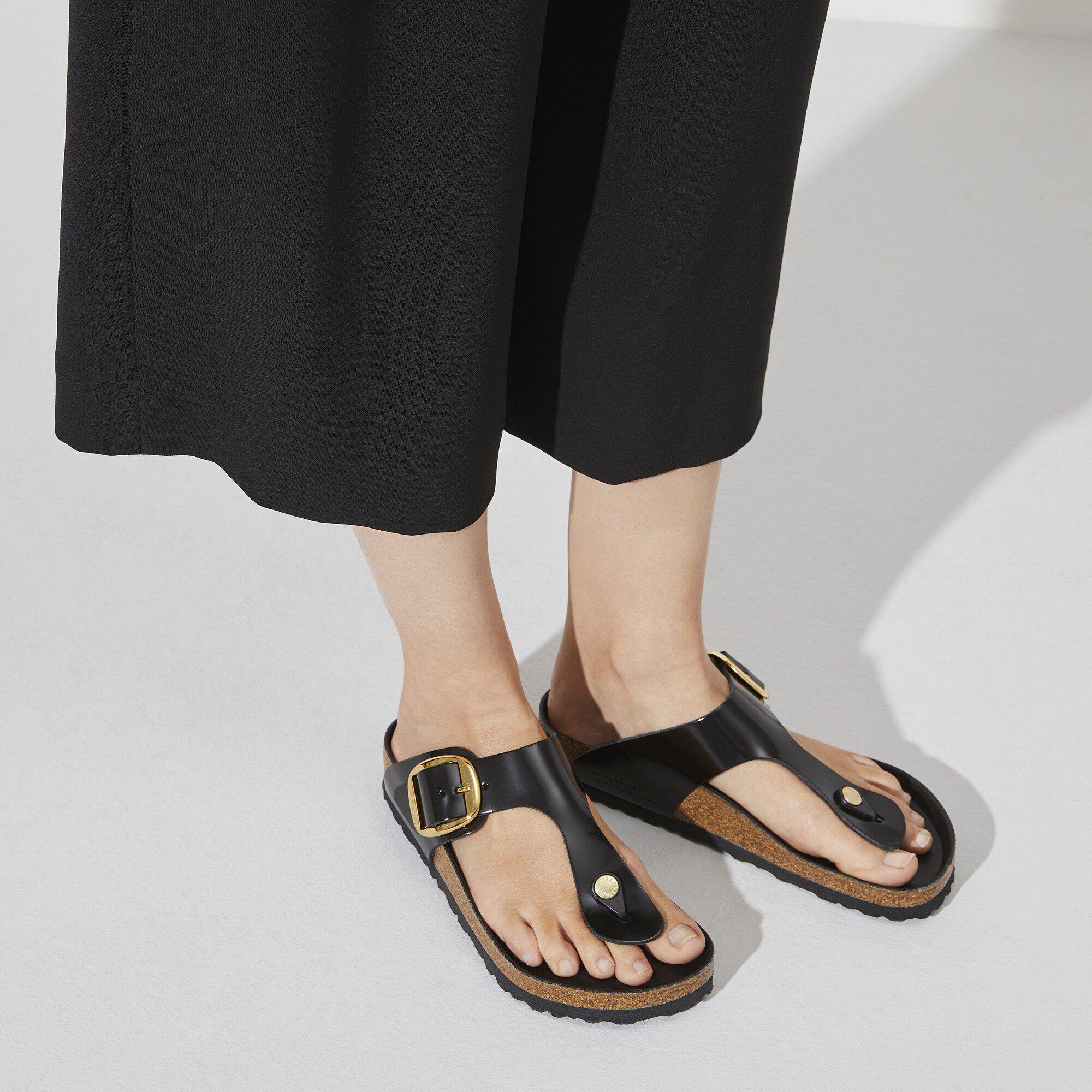 Gizeh Big Buckle Natural Leather Patent Product Image