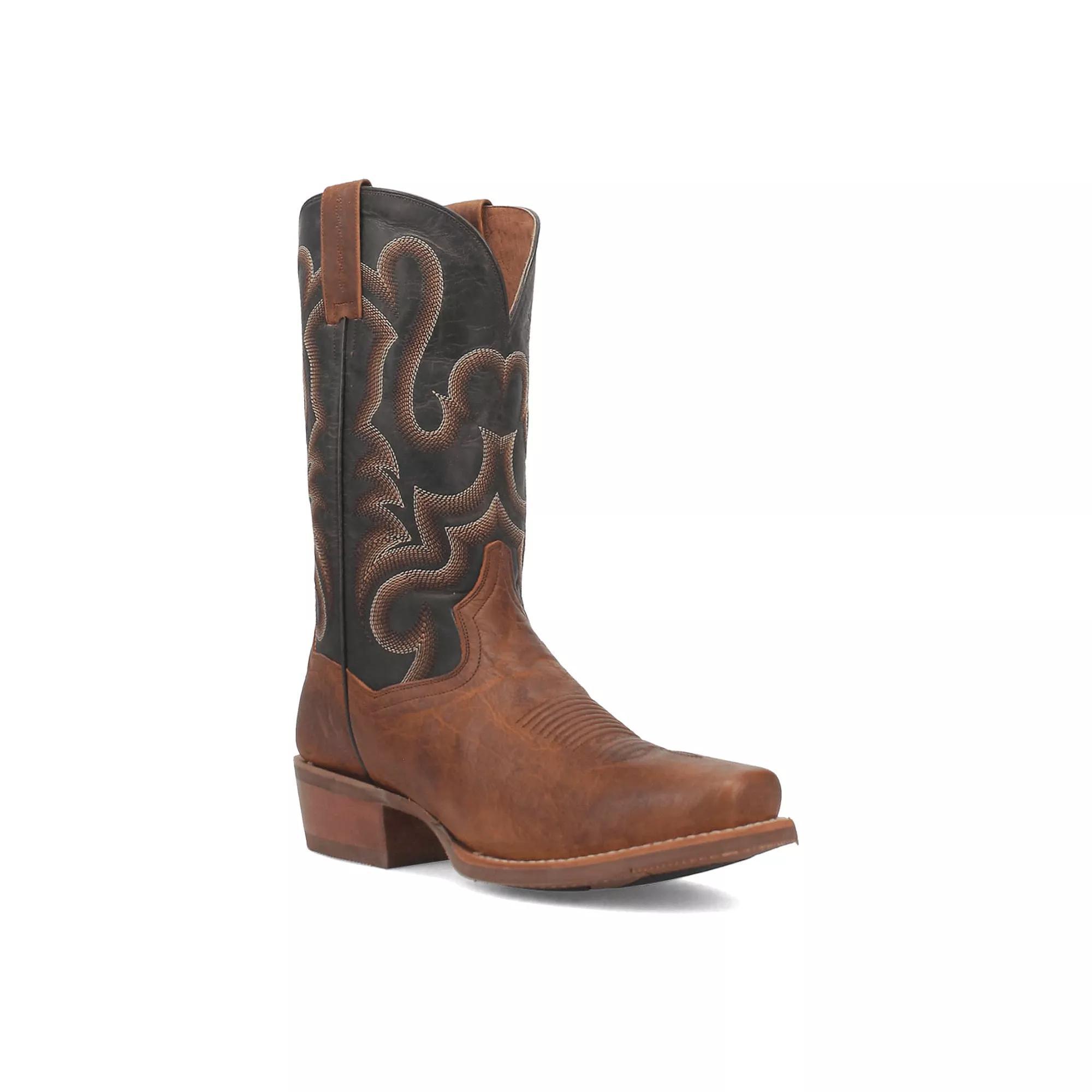 Dan Post Richland Bison Mens Leather Cowboy Boots Product Image