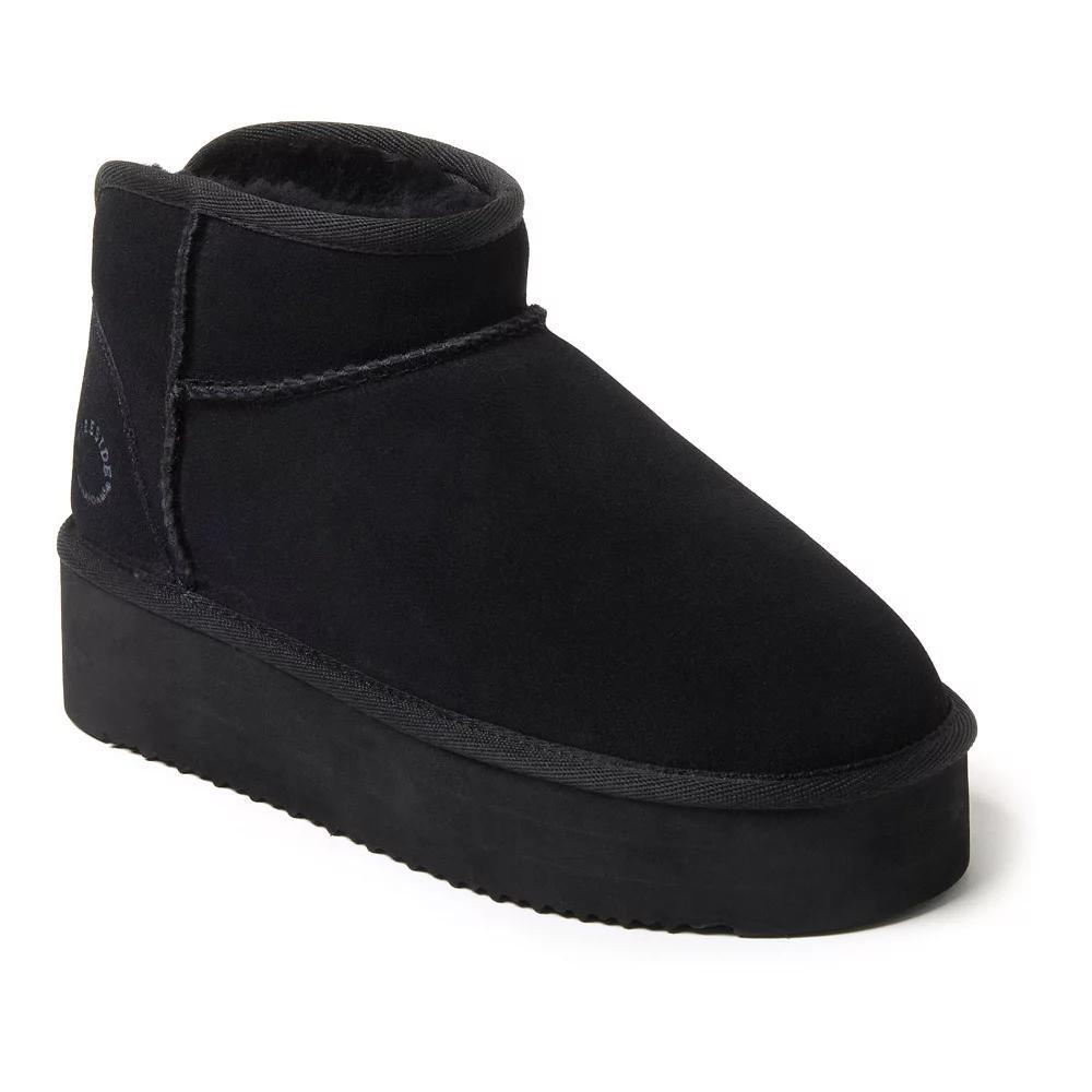 Fireside by Dearfoams Kingston Women's Shearling Platform Slippers, Size: 8, Purple Product Image