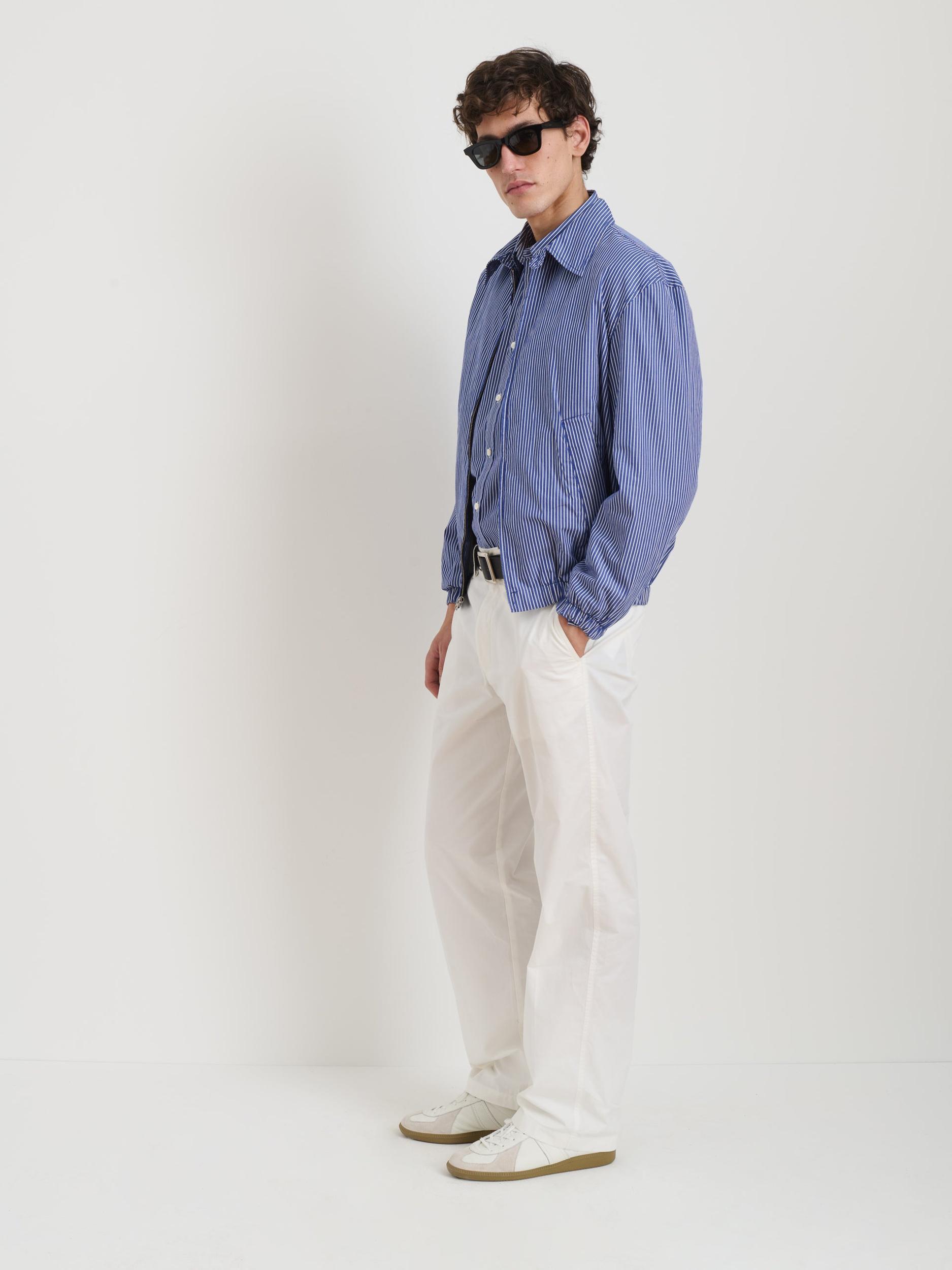 Lightweight Zip Jacket In Cotton Product Image