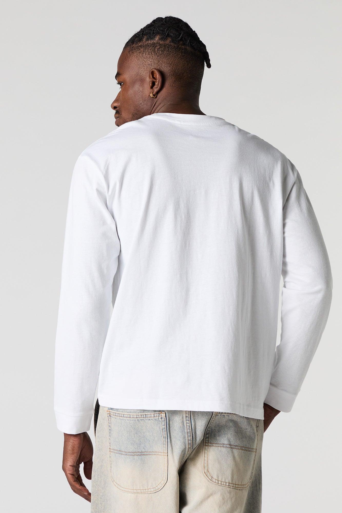 Chest Pocket Long Sleeve Top Male Product Image
