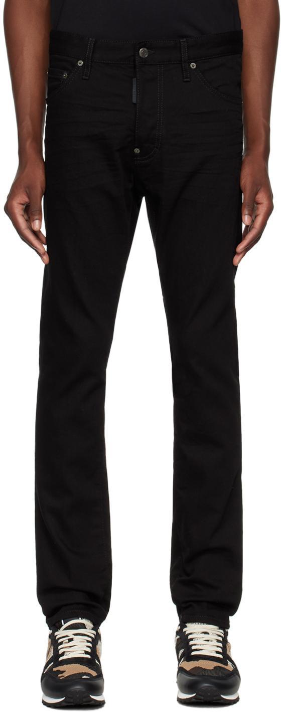 DSQUARED2 Cool Guy Mid-rise Skinny Jeans In Black Product Image
