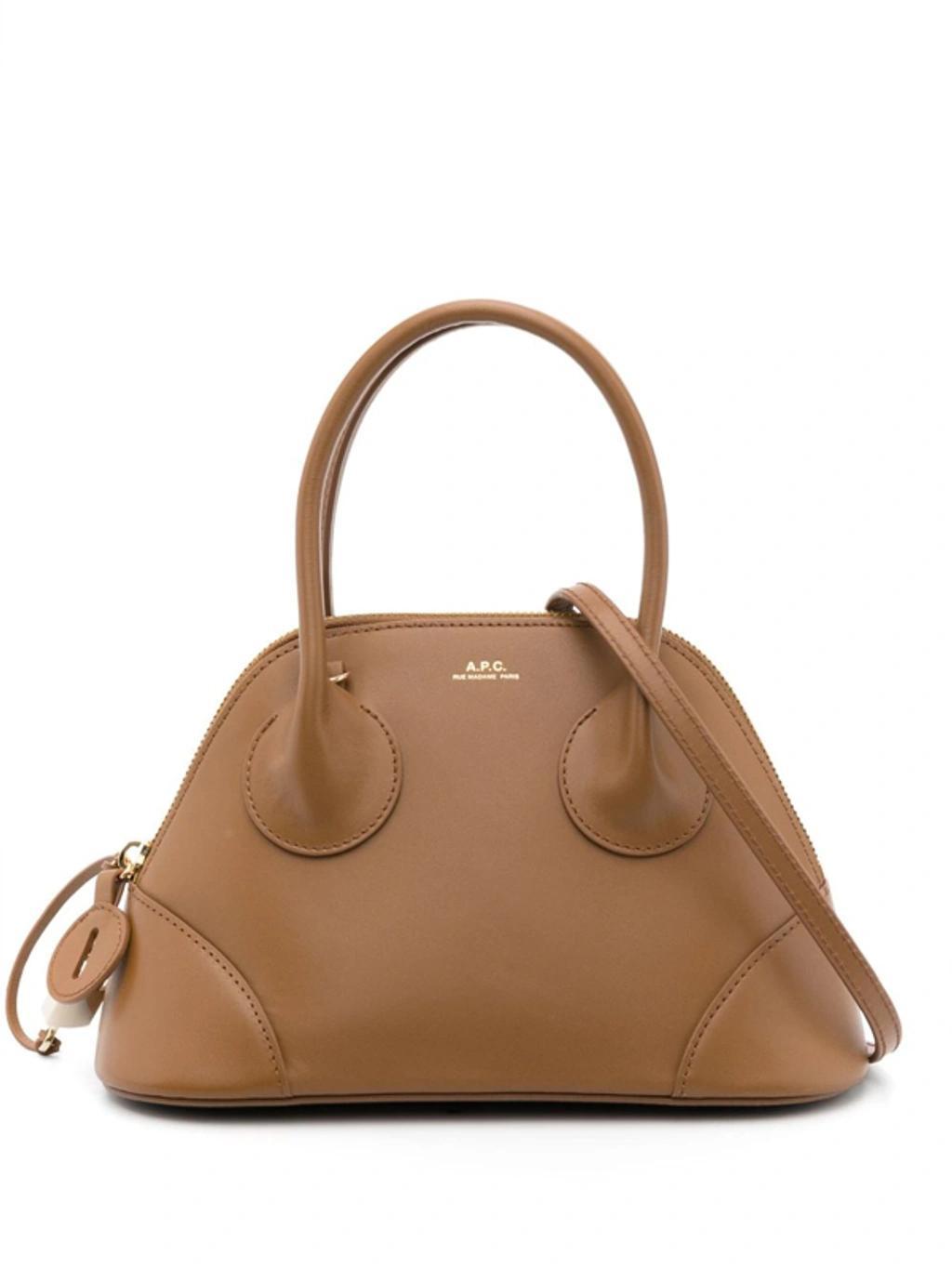 APC Small Emma Tote Bag In Brown Product Image