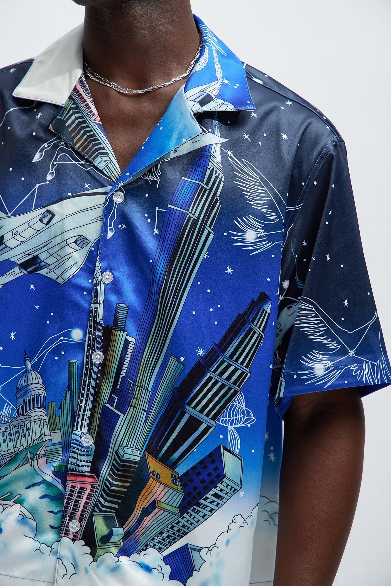 Skyline Shirt - Blue/combo Product Image