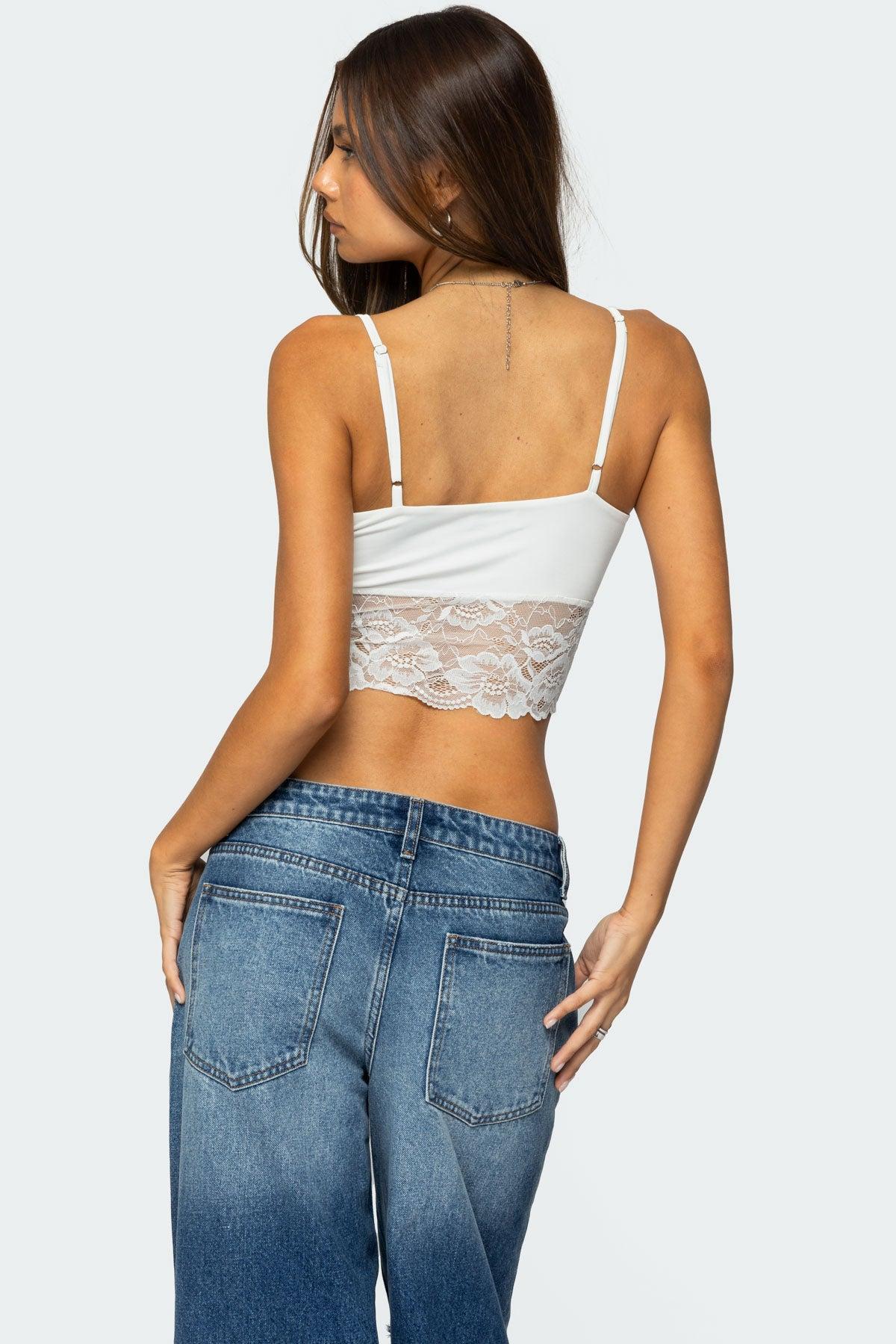 Mylah Lacey Asymmetric Tank Top Product Image