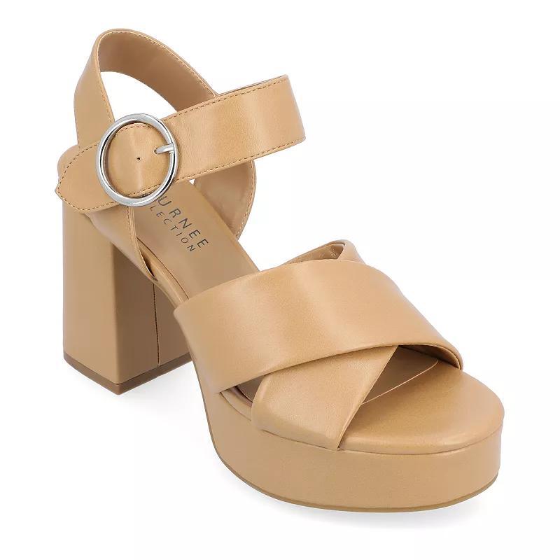 Journee Akeely Tru Comfort Foam™ Women's Heeled Sandals, Size: 11 Product Image