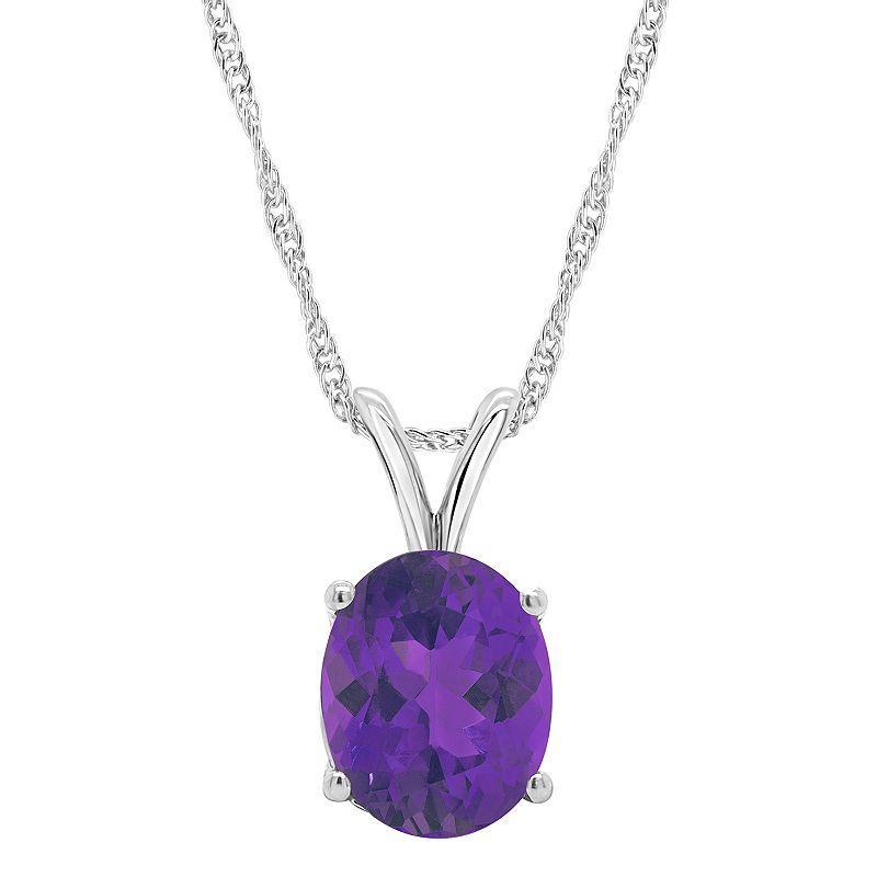 Alyson Layne Sterling Silver Rose Quartz Teardrop Pendant Necklace, Womens Product Image