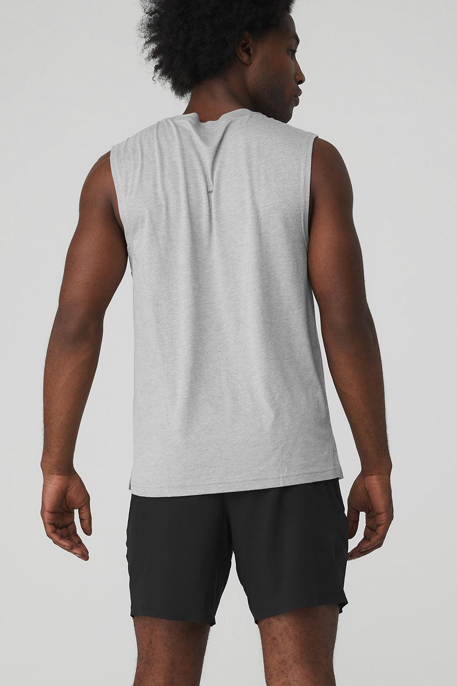 The Triumph Muscle Tank - Athletic Heather Grey Product Image
