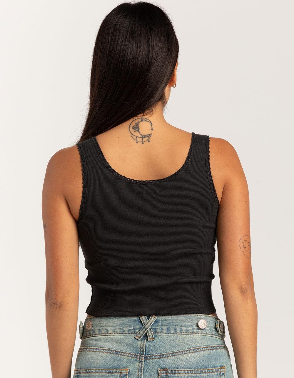 RSQ Womens Star Tank Top - GRAY Product Image