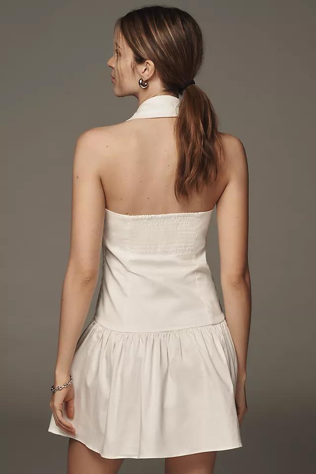 Maeve Halter Drop-Waist Mini Dress Product Image