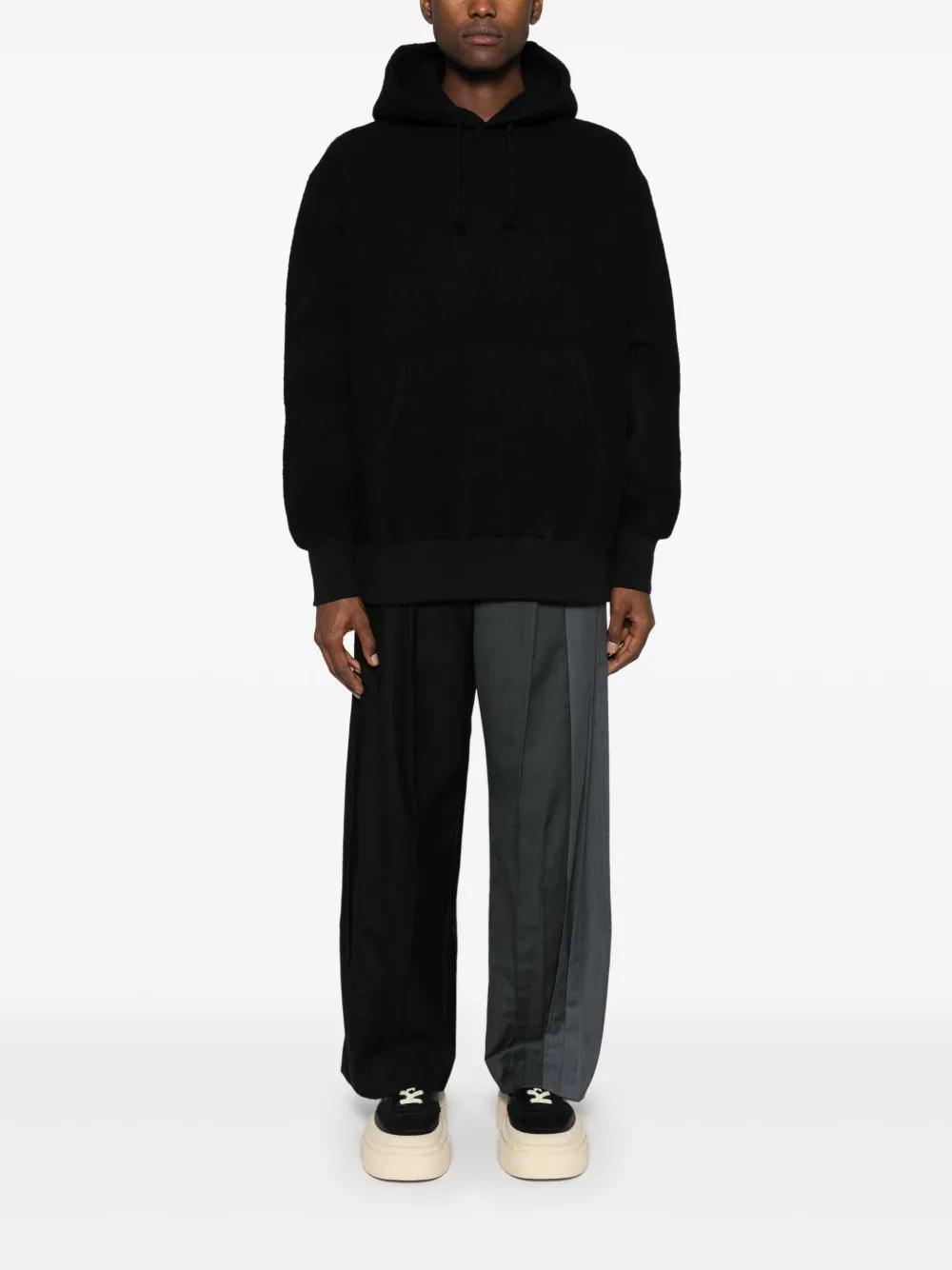 JUNYA WATANABE Felted Hoodie In Schwarz Product Image