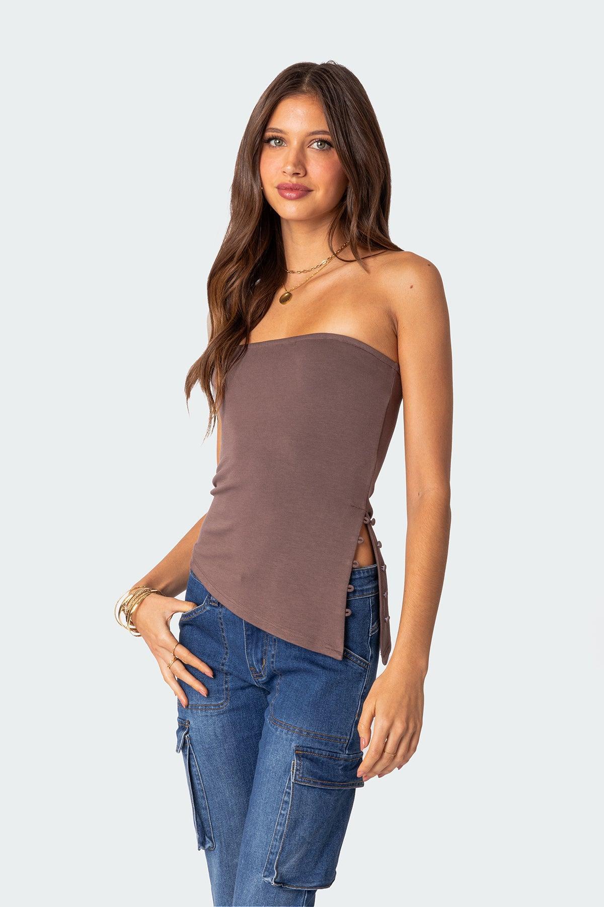 Silvia Asymmetric Hem Top Product Image