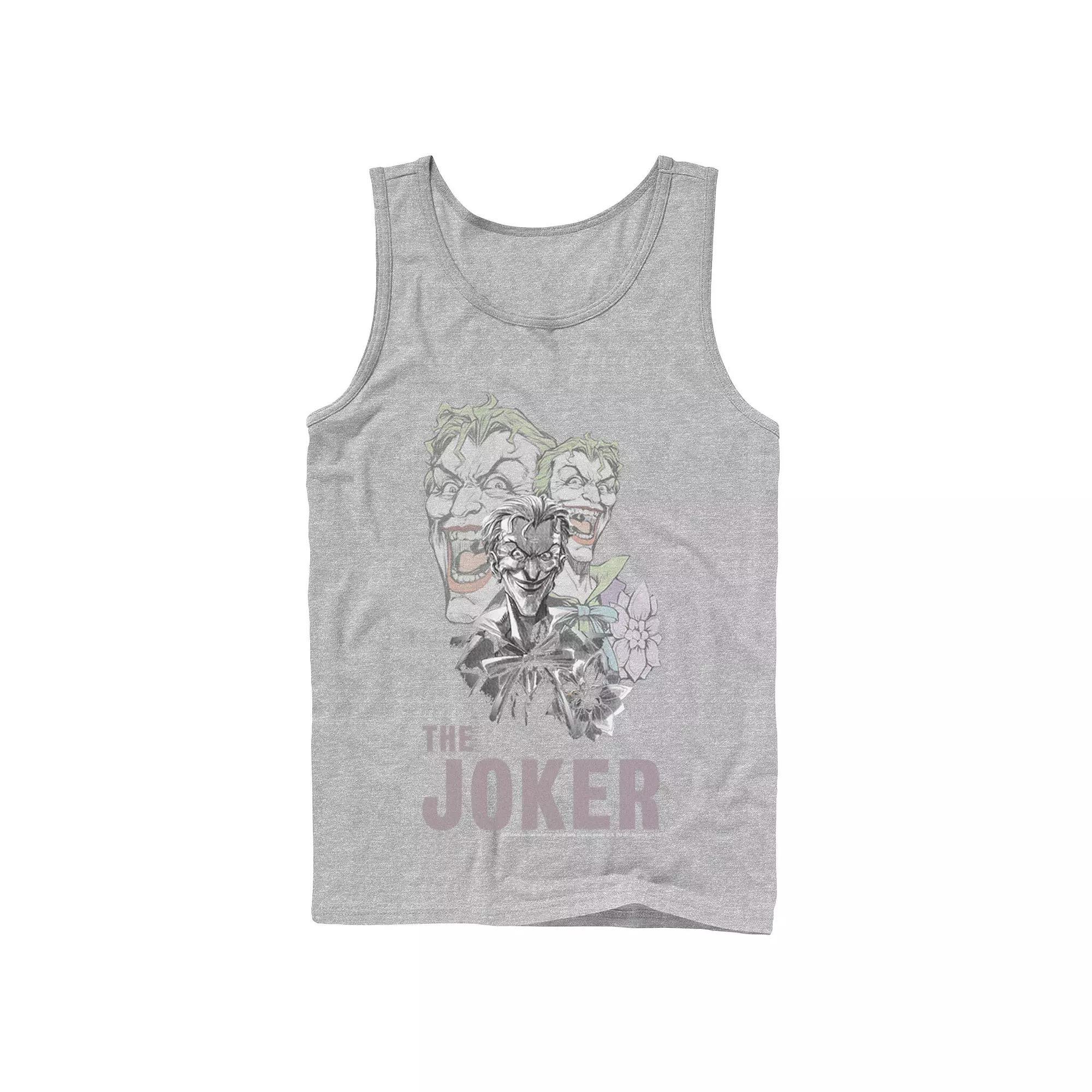 Men's DC Comics The Joker Collage Tank Top, Size: Large, White Product Image