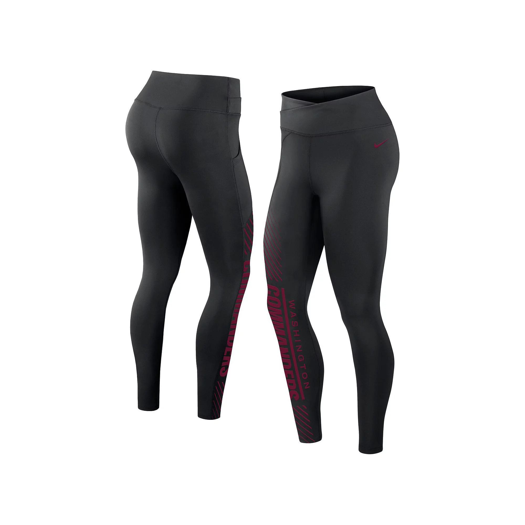 Womens Nike Tennessee Titans Yard Line Crossover Leggings Product Image