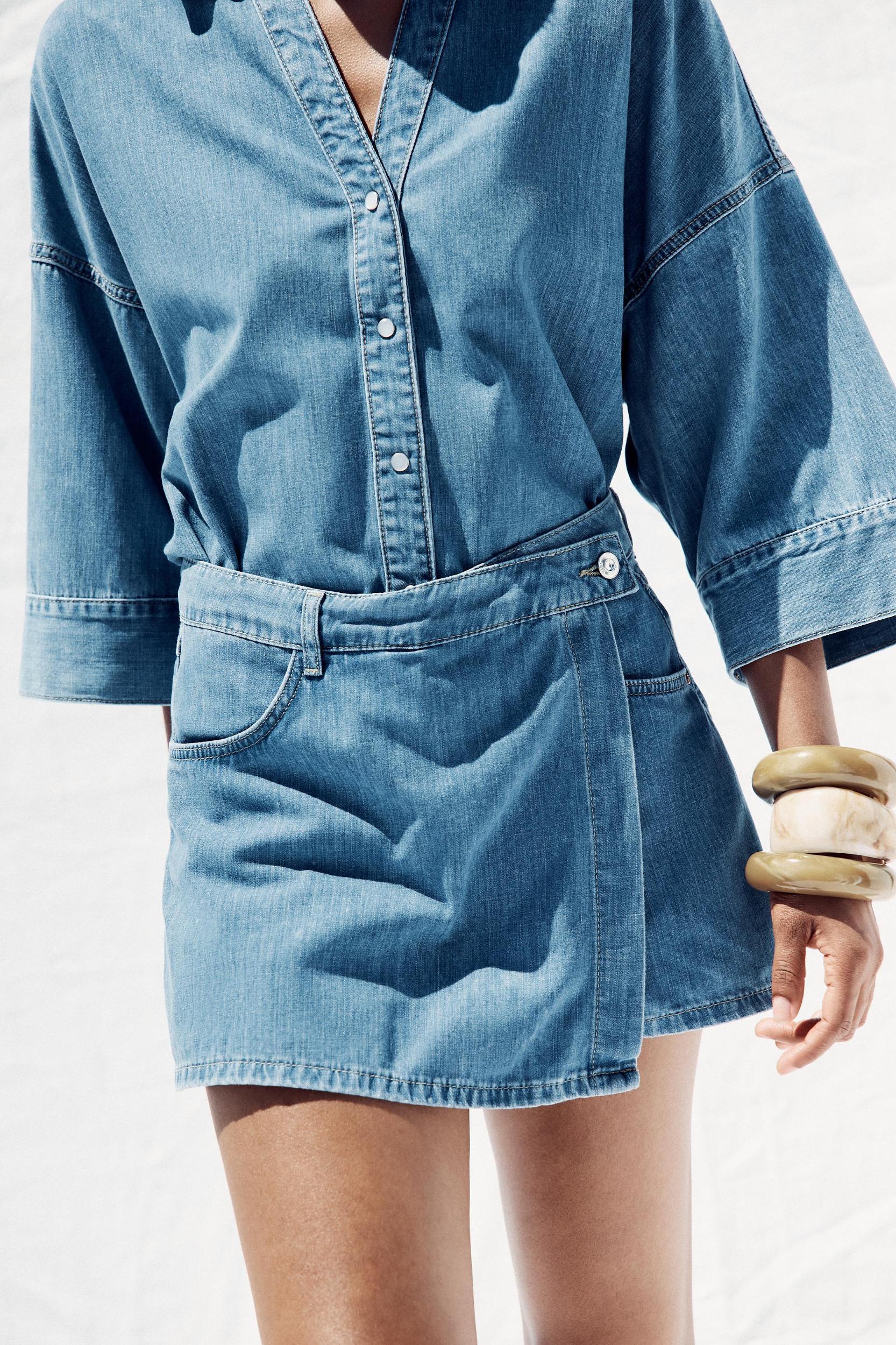 Z1975 DENIM WRAP SKORT Product Image